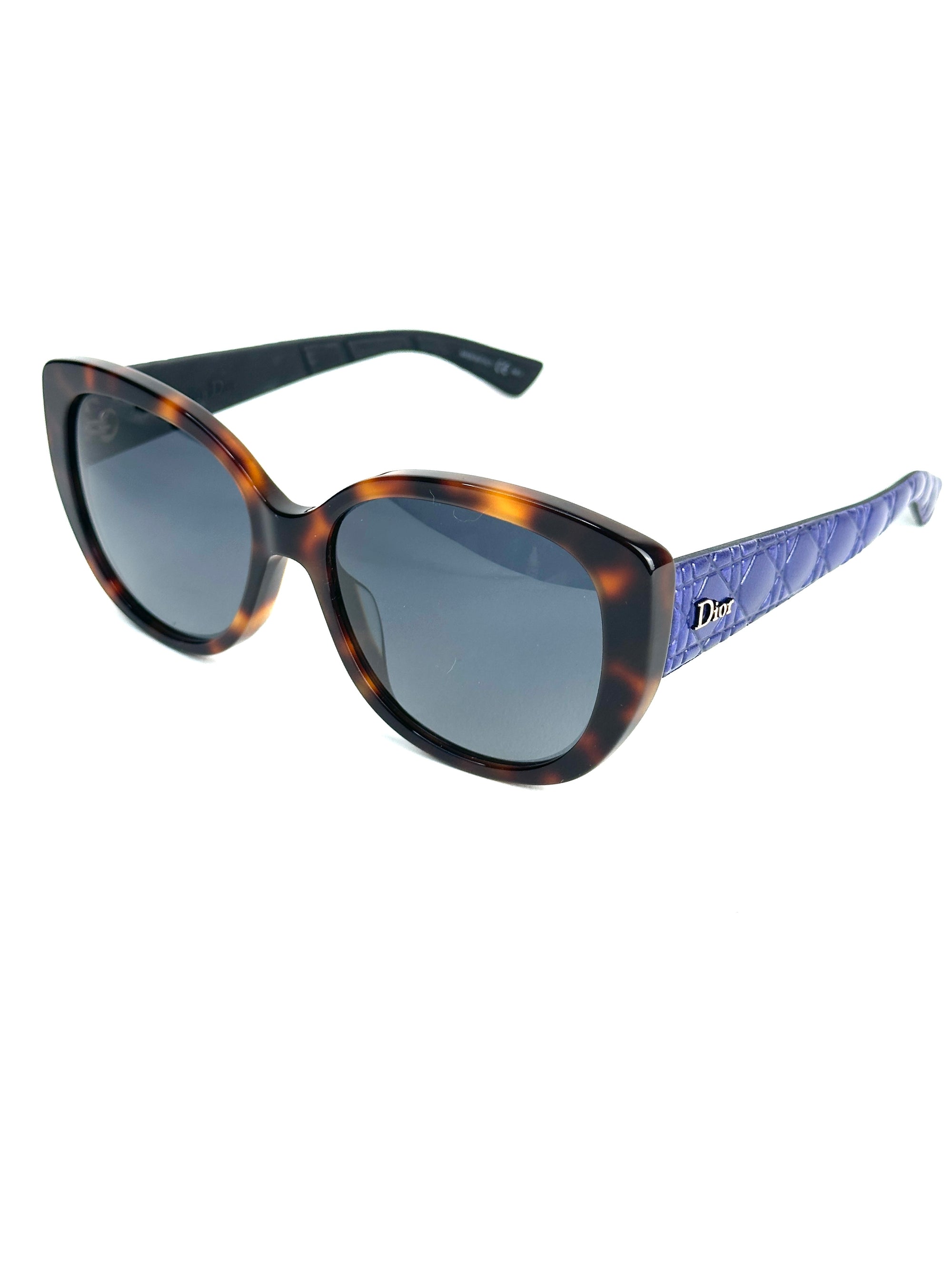 DIOR DIORLADY1R GRS/HD HAV BLUE BLK sunglasses