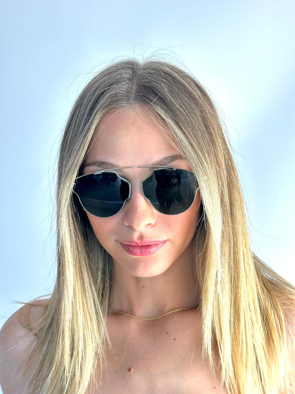 DIOR DIORSOREAL 3YG/QT LIGHT GOLD sunglasses