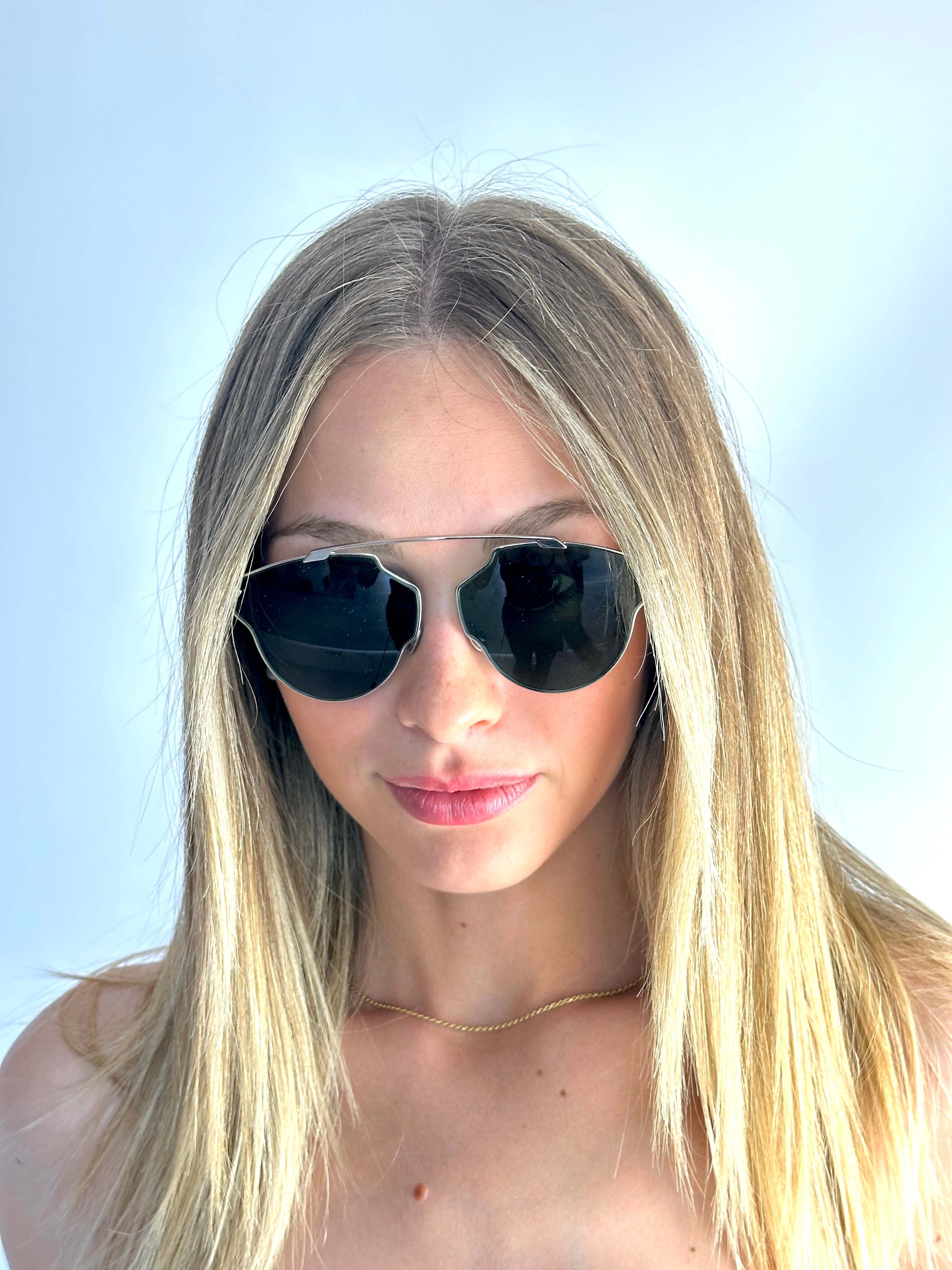 DIOR DIORSOREAL 3YG/QT LIGHT GOLD sunglasses