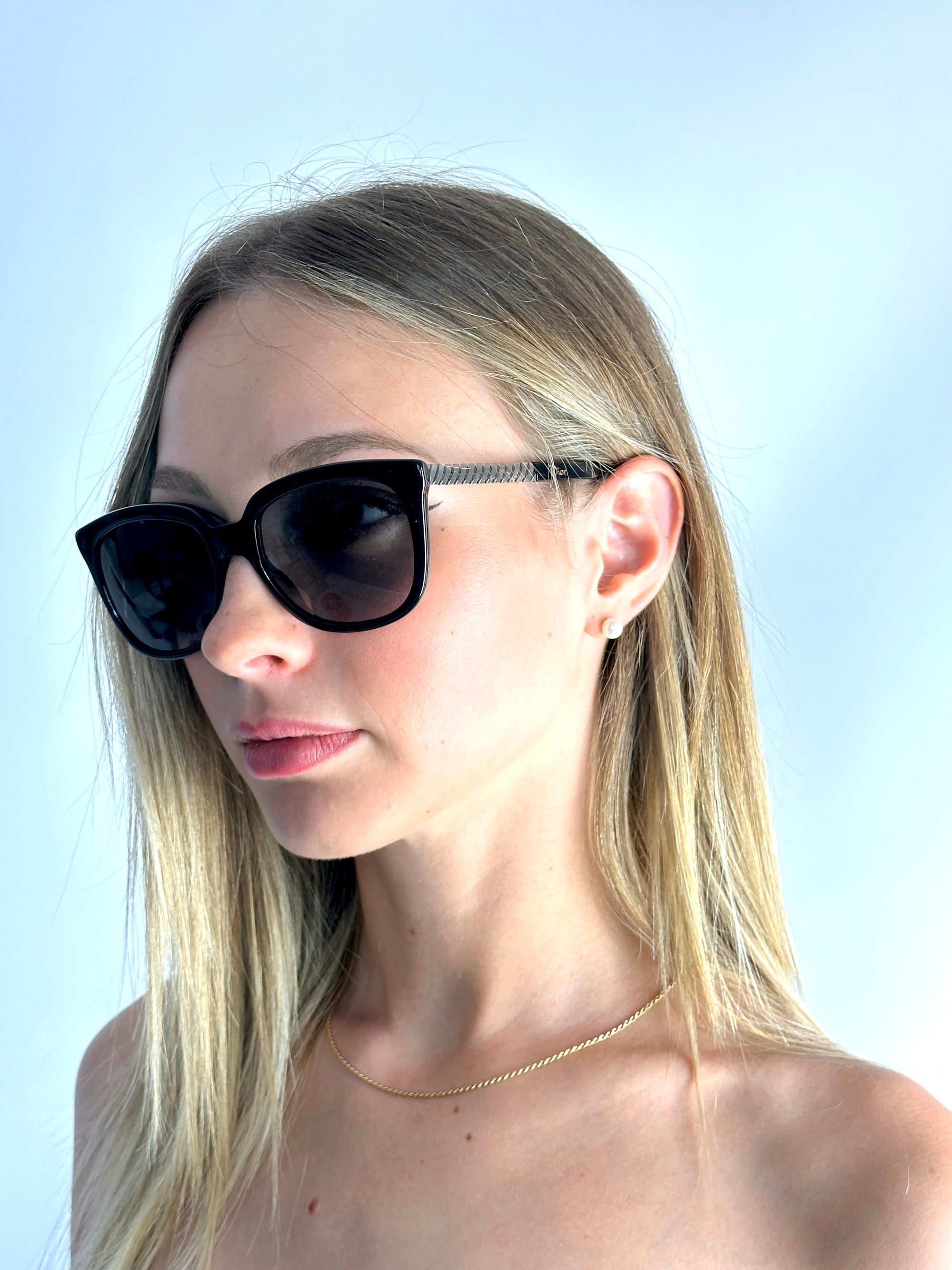 occhiali da sole DIOR DIOREVER2 RHP/HD BLK LGT