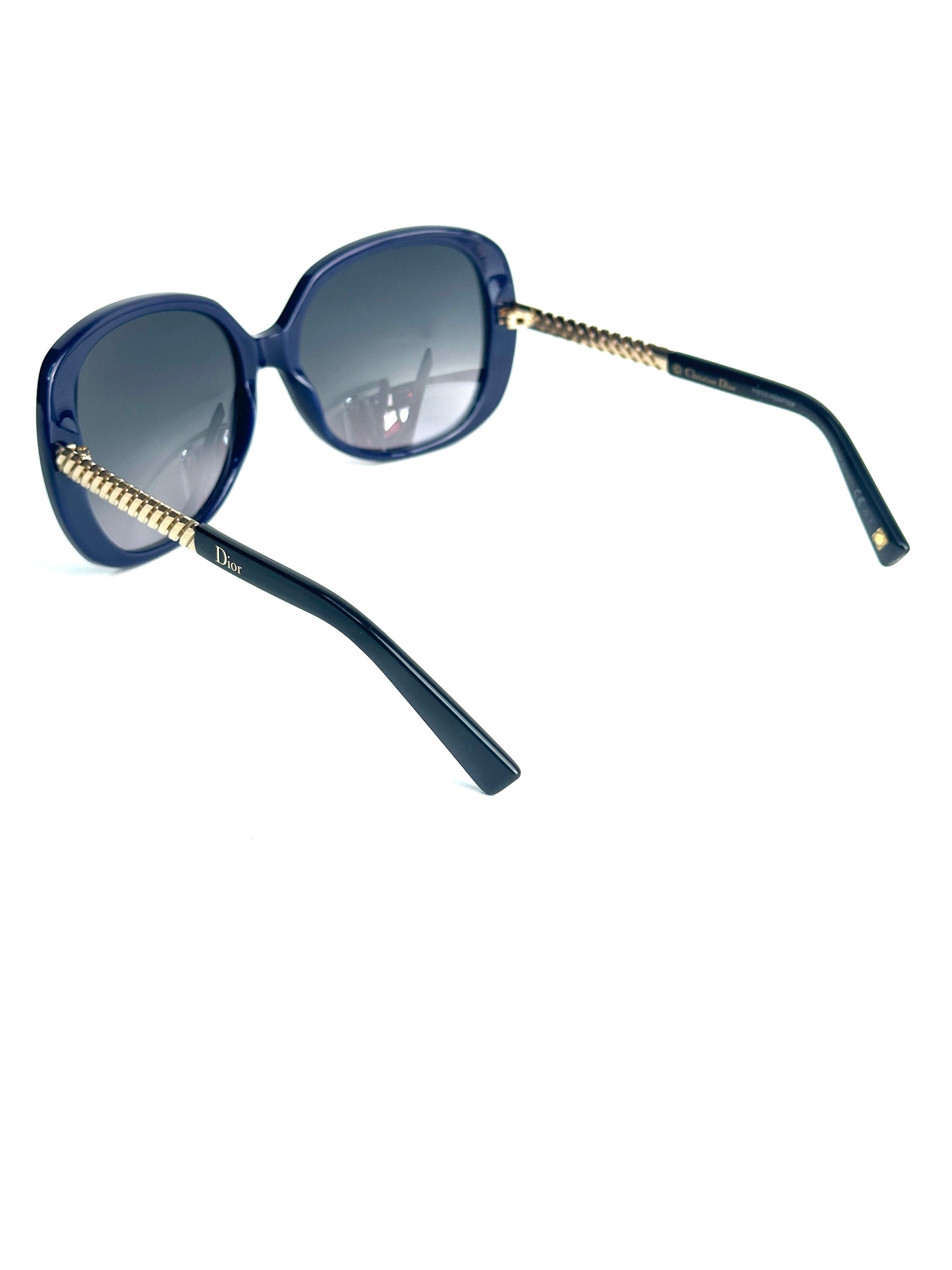 DIOR DIOREVER1 BSW/HD BLUE GOL sunglasses