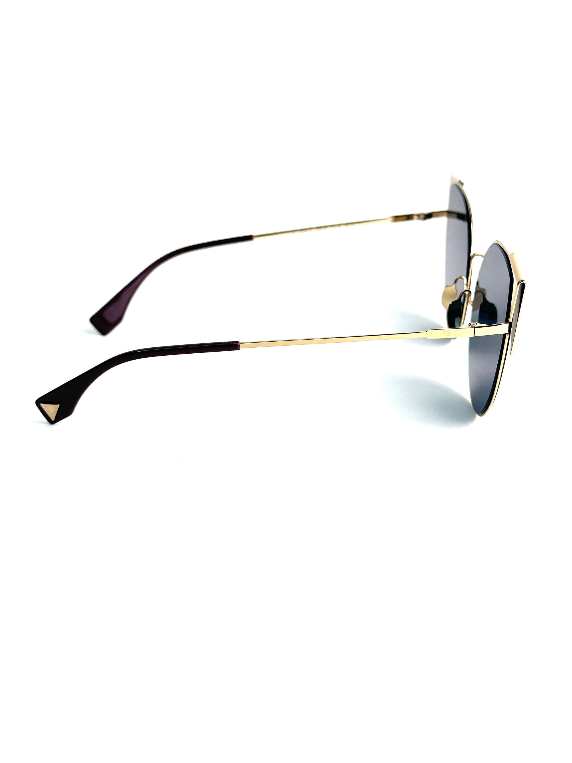occhiali da sole FENDI FF0190/S ORO ROSA E AZZURRO