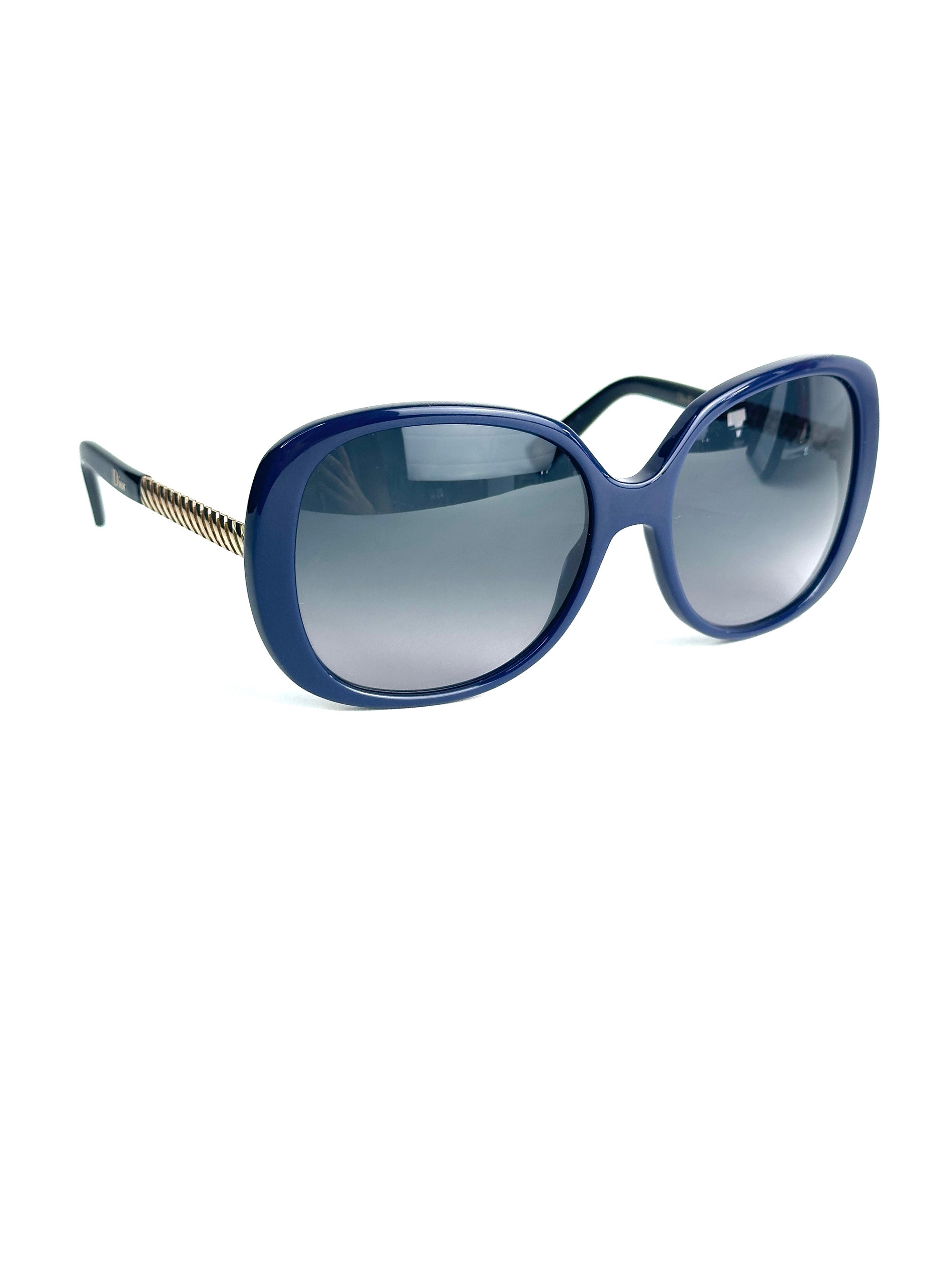 DIOR DIOREVER1 BSW/HD BLUE GOL sunglasses