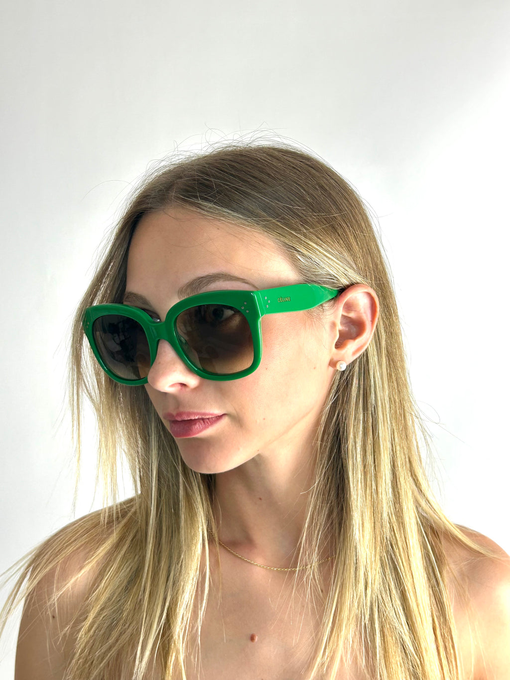 occhiali da sole CELINE CL41805/S VERDE SOLID