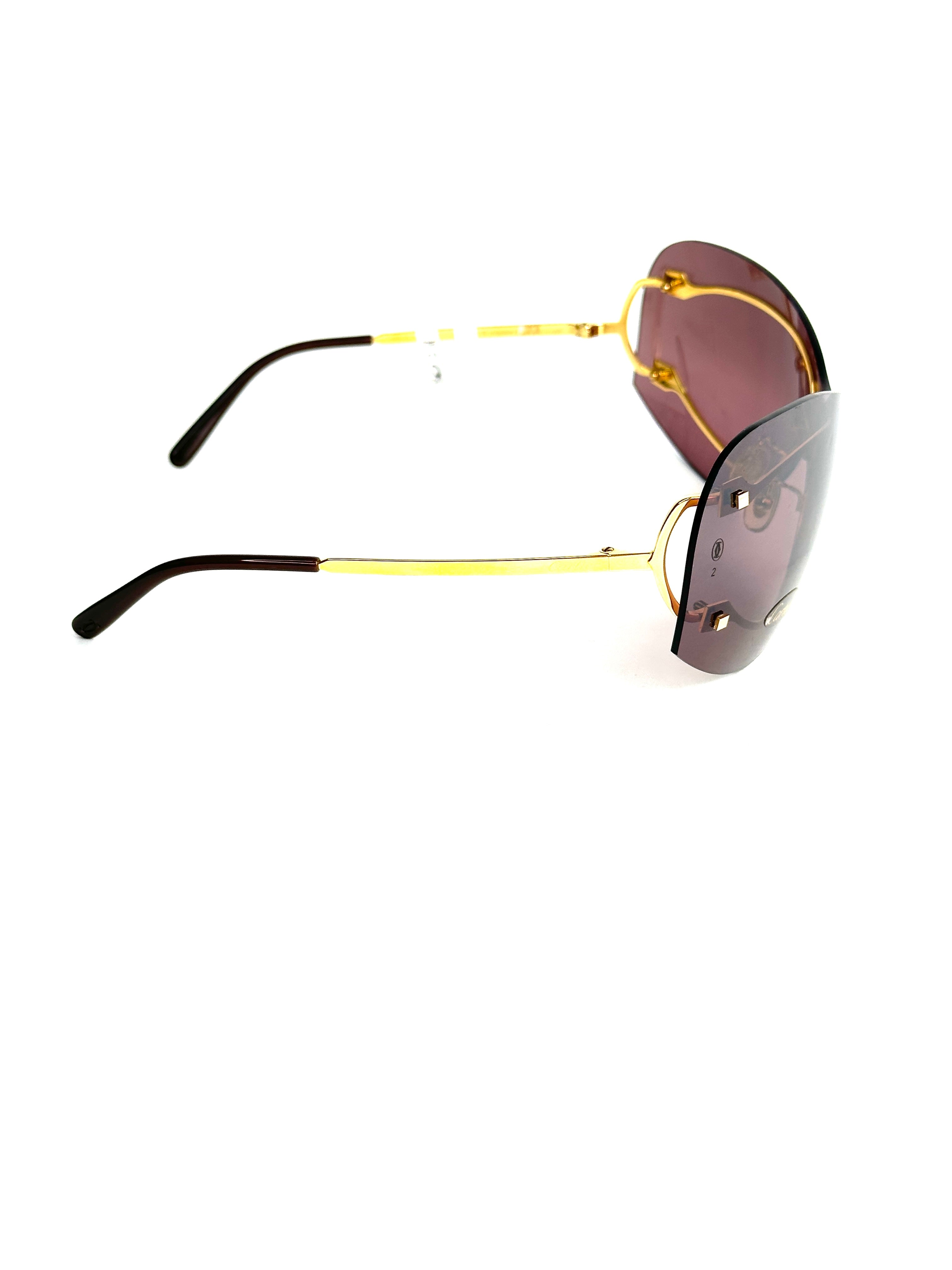 Occhiali da sole CARTIER VINTAGE RIMLESS