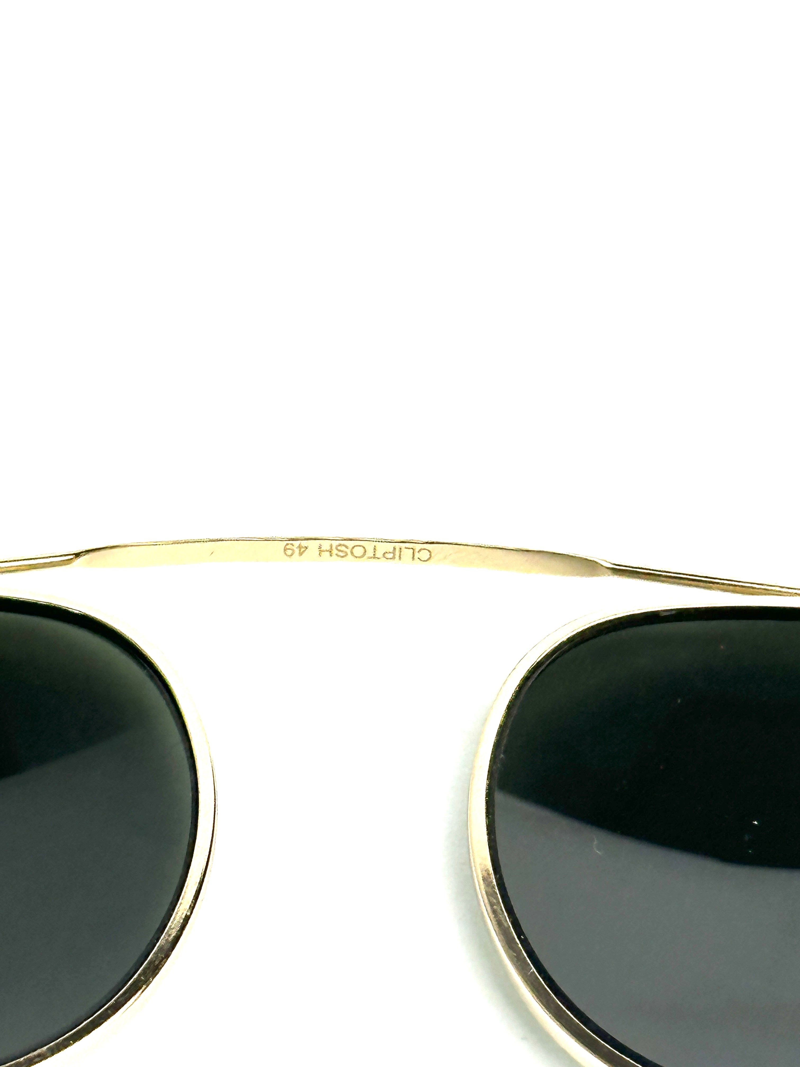 Occhiali da sole MOSCOT CLIPTOSH ORO