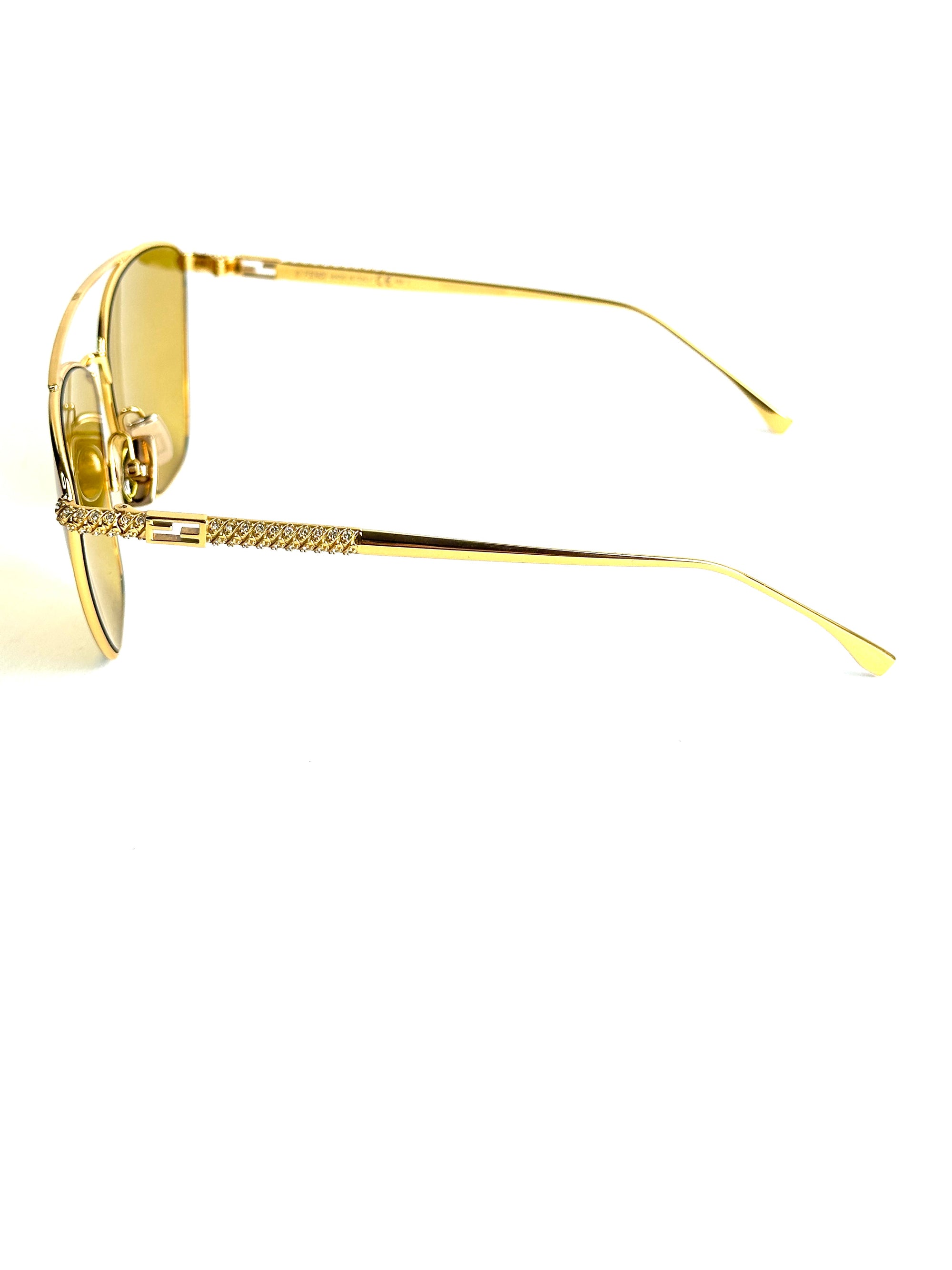 occhiali da sole FENDI FF0438/S ORO GIALLO