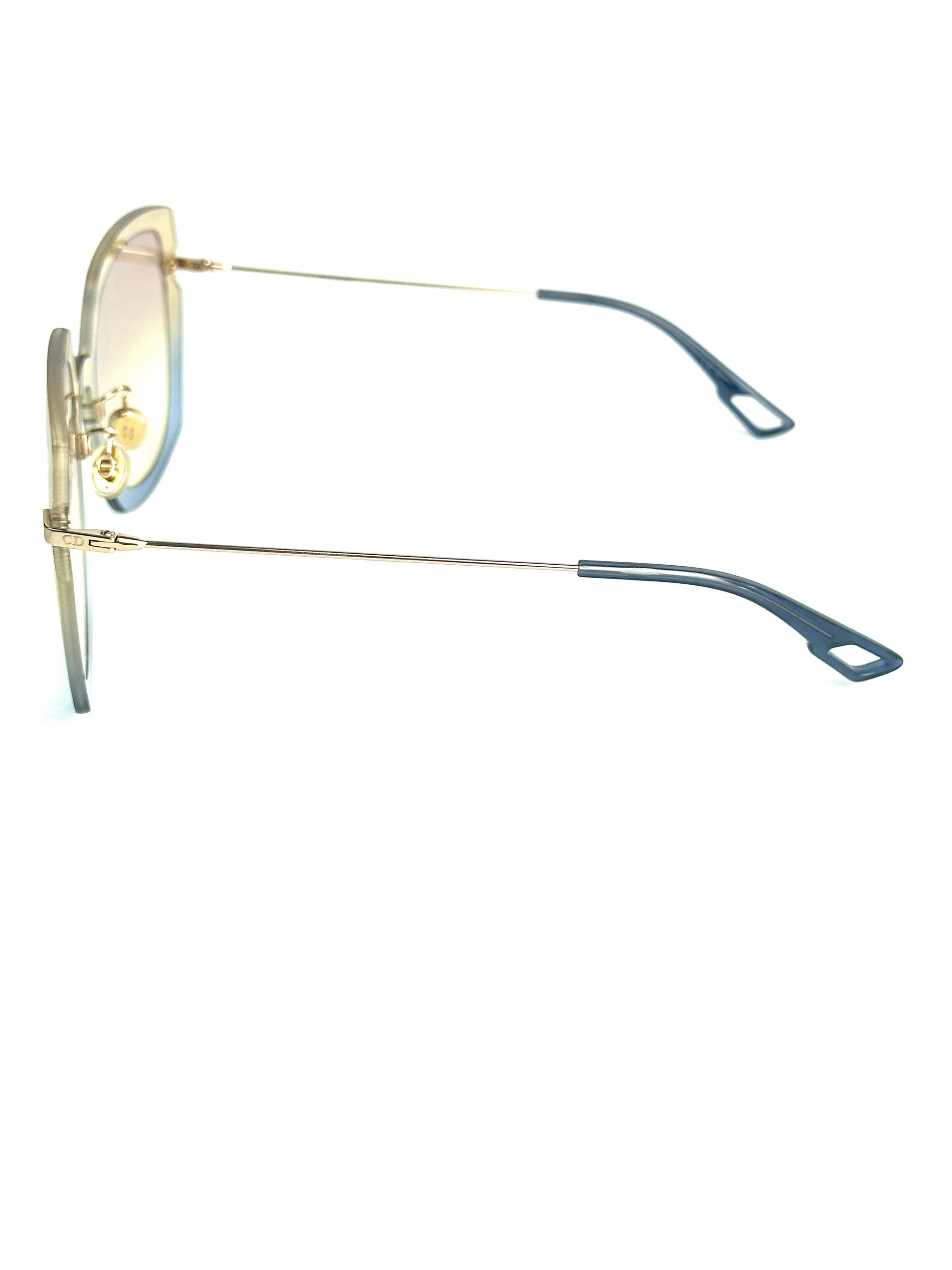 DIOR DIORATTITUDE1 3LG/VC BROWN BLUE sunglasses