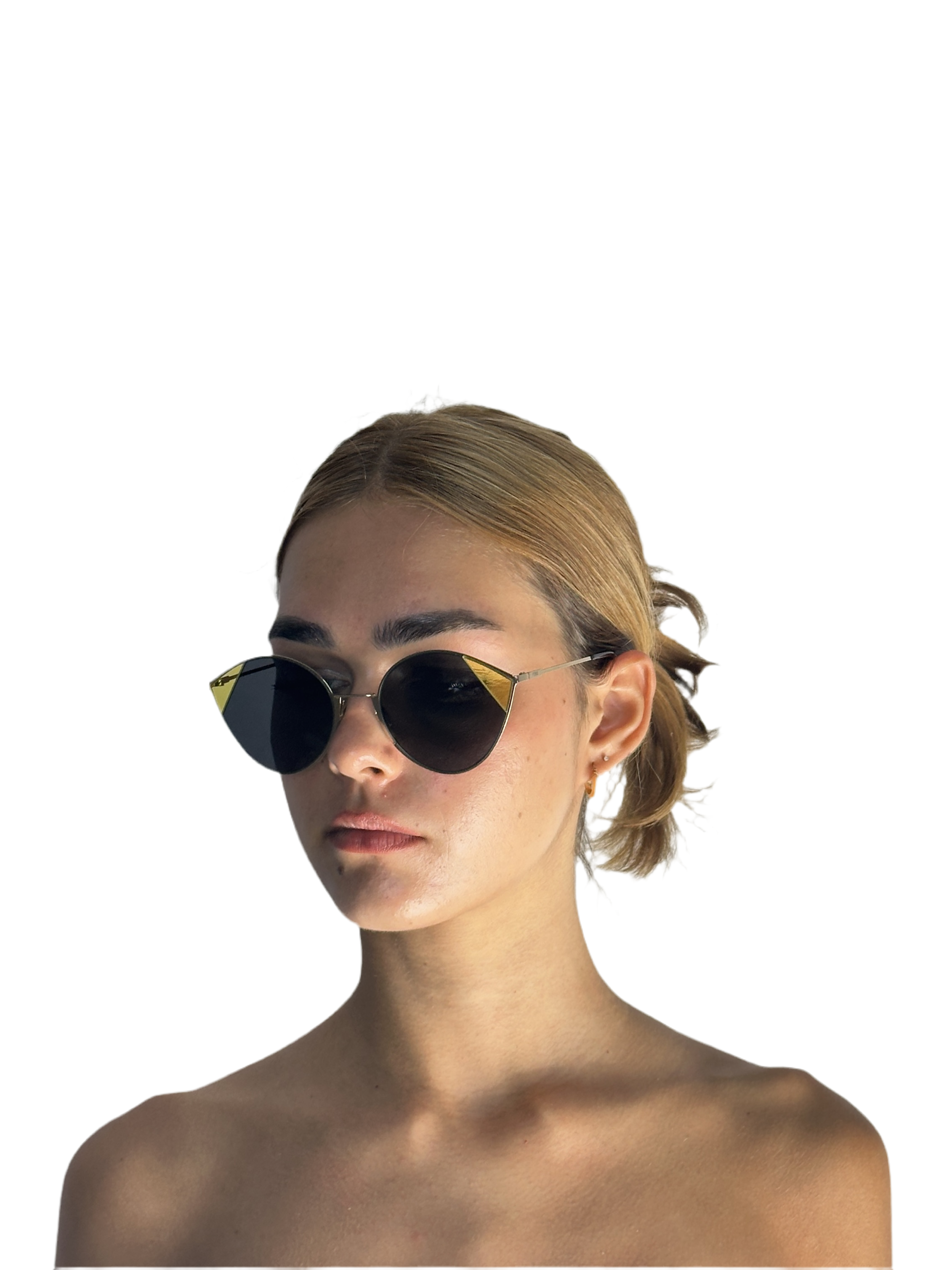 Occhiali da sole FENDI FF 0341/S 2F7 IR ANTGD GREYKH