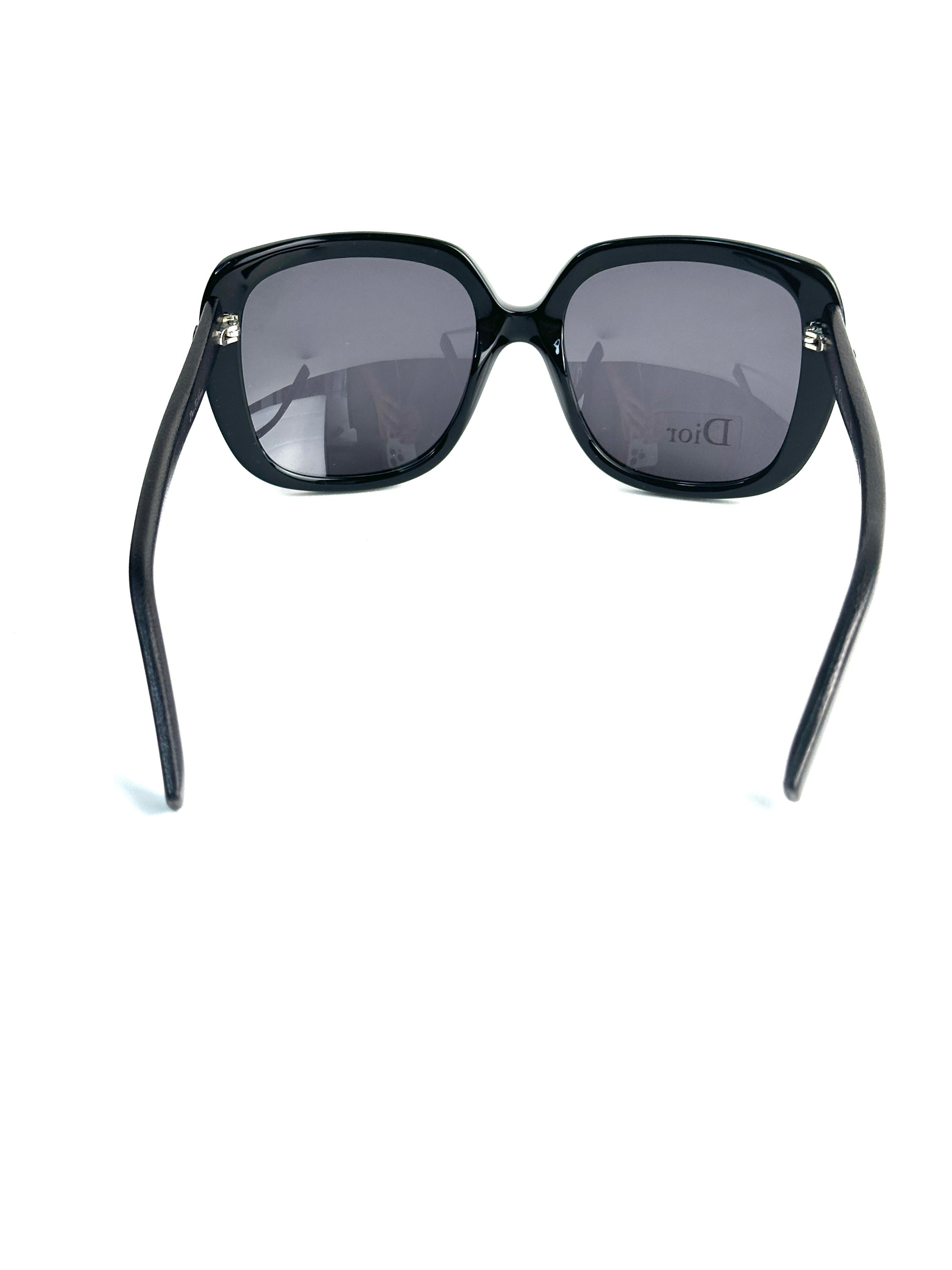 DIOR DIORAFFETAS1 648/Y1 BLK LEAT sunglasses