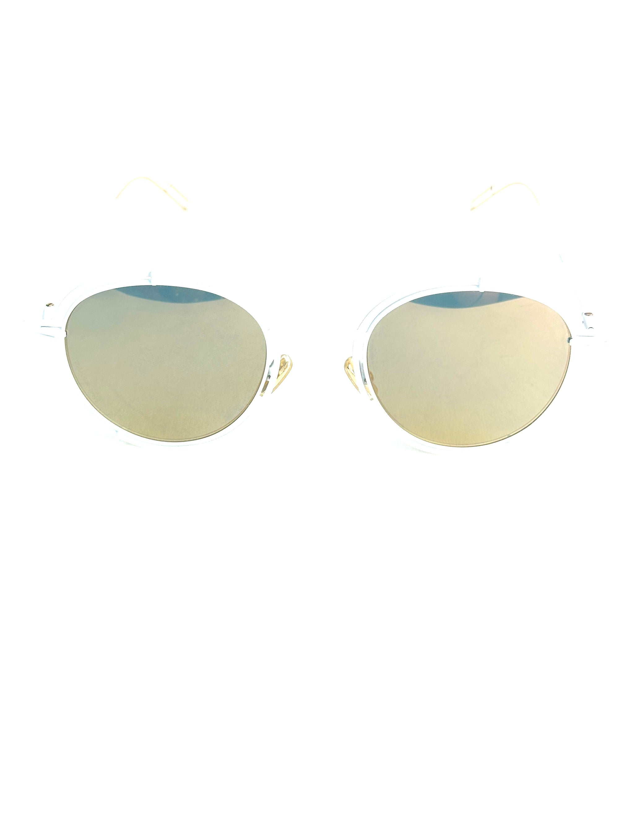DIOR MEN'S DIOR0210S 2C9/MV MATTE WHITE sunglasses