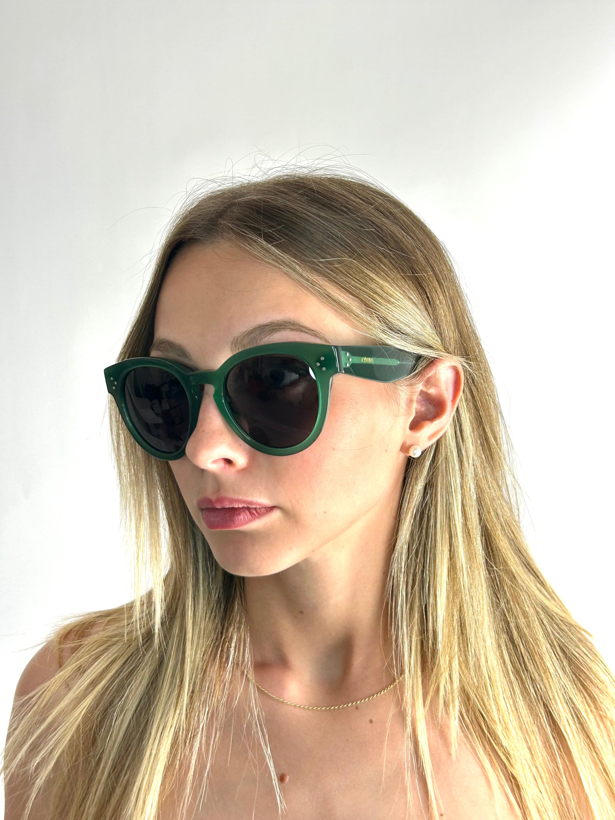 occhiali da sole CELINE CL41049/S VERDE MILKY