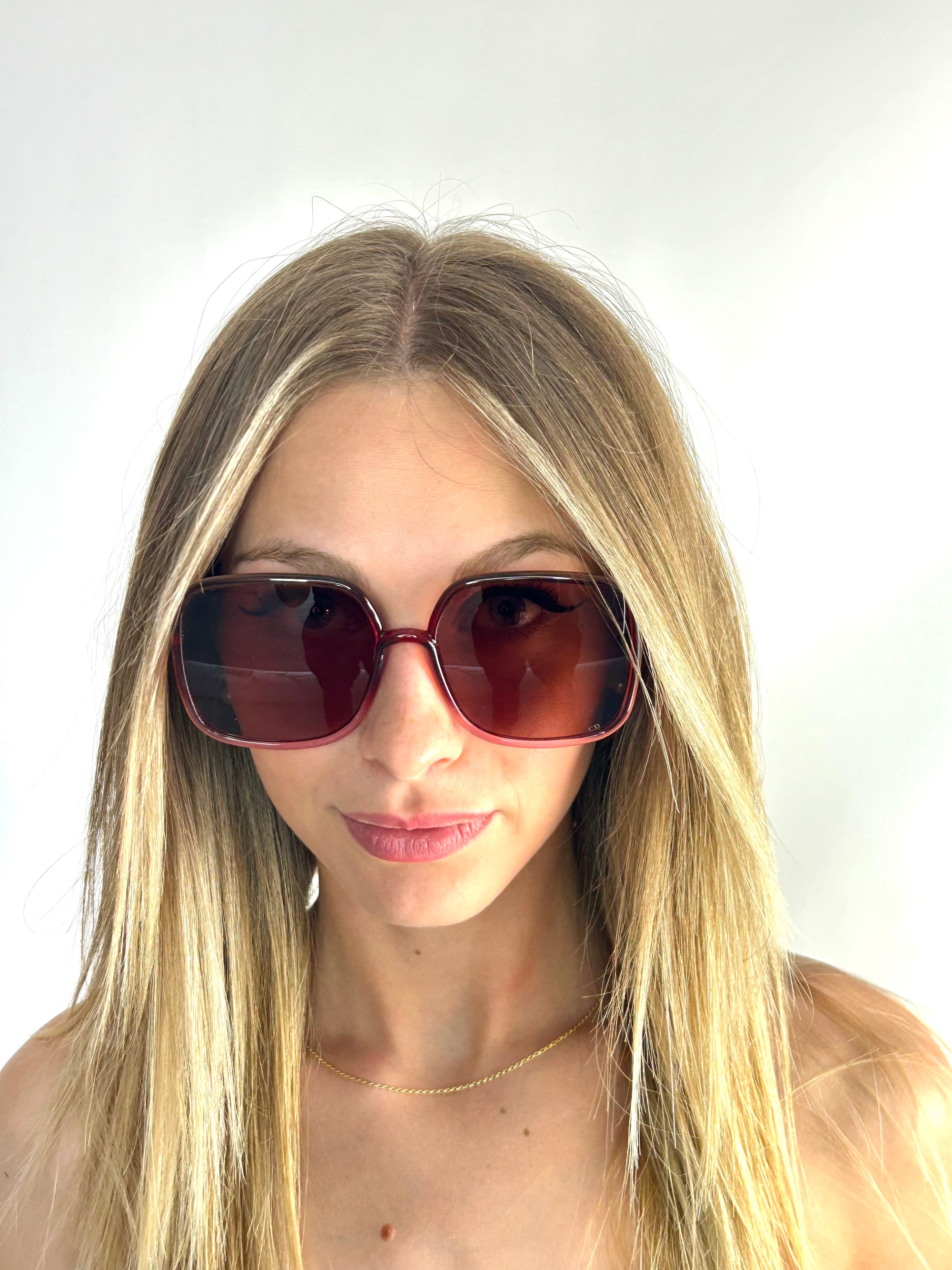 DIOR SOSTELLAIRE 1 59I/ZK BRWNSHDPINK sunglasses