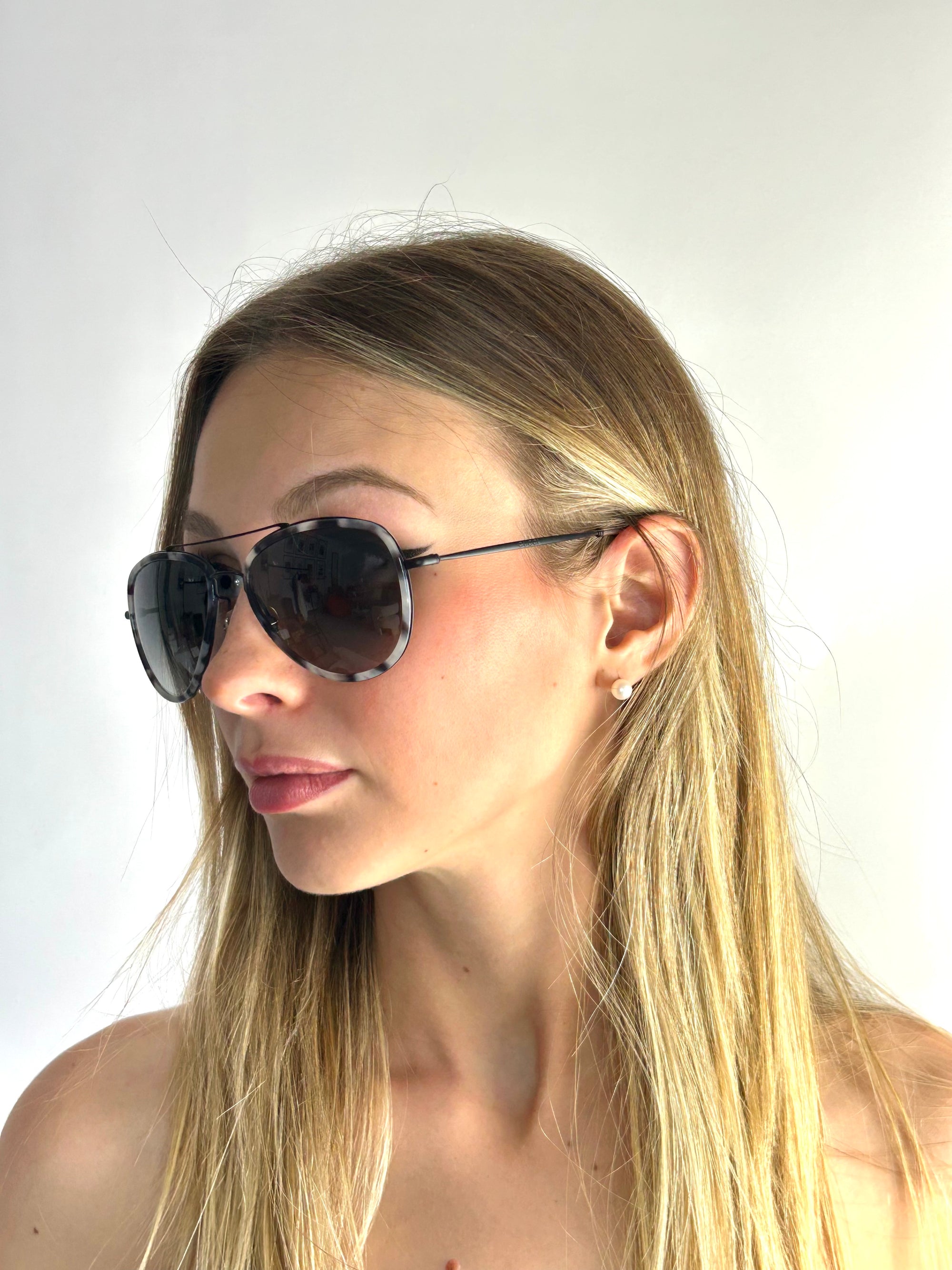 occhiali da sole GUCCI GG2245/N/S HAVANA GRIGIO