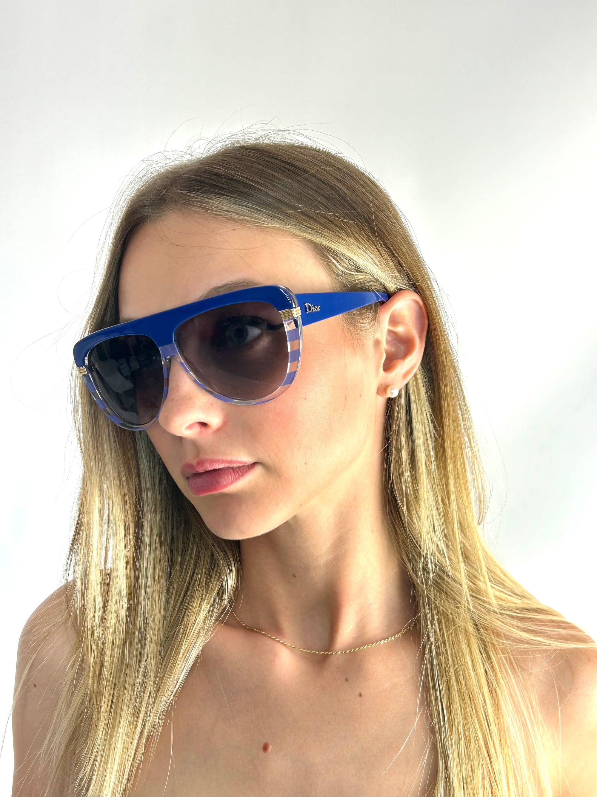 occhiali da sole DIOR CROISETTE 1 DSV/EU BLU CRBL