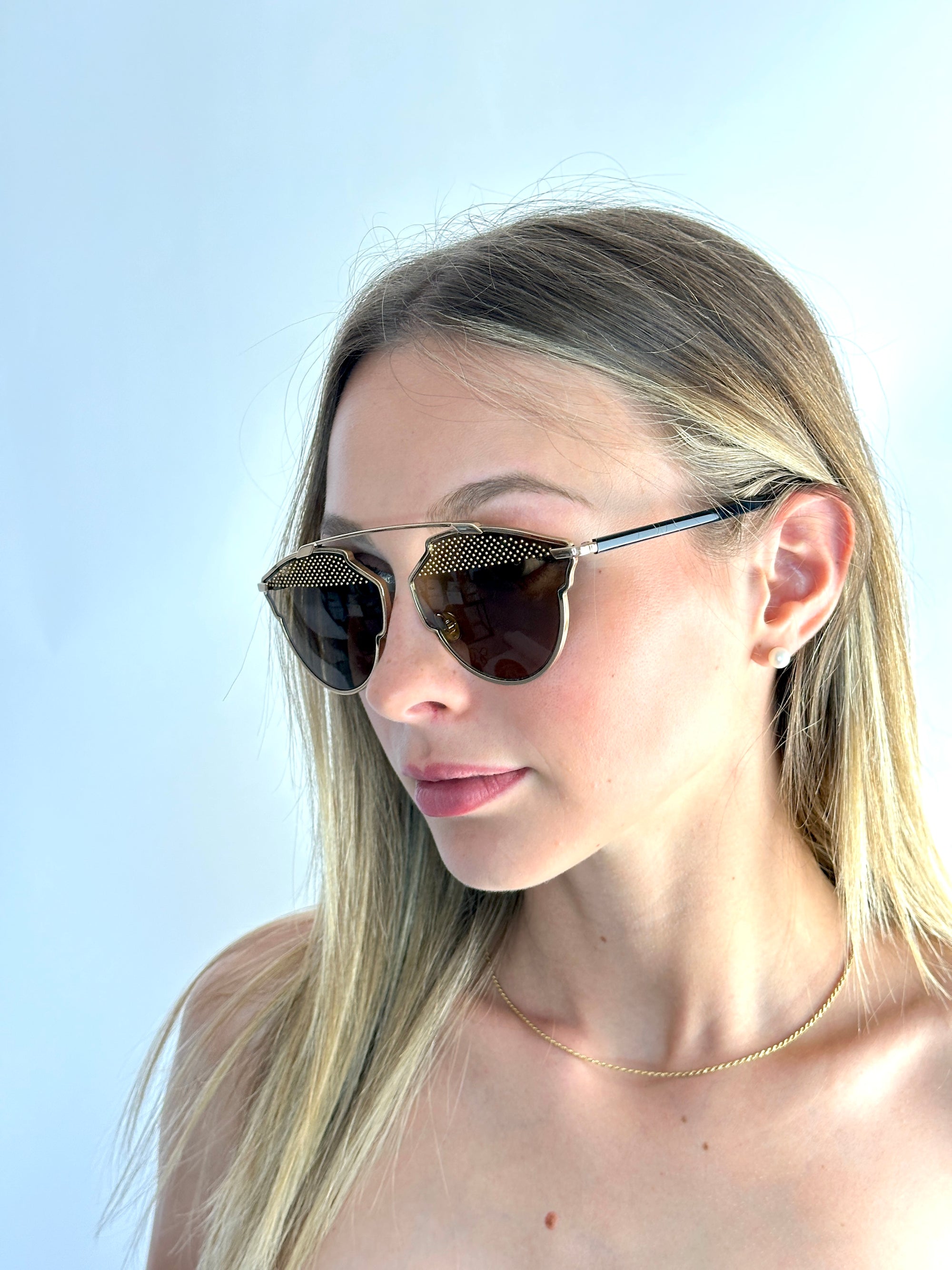 DIOR DiorsorealS RHL/5V GOLD BLACK sunglasses