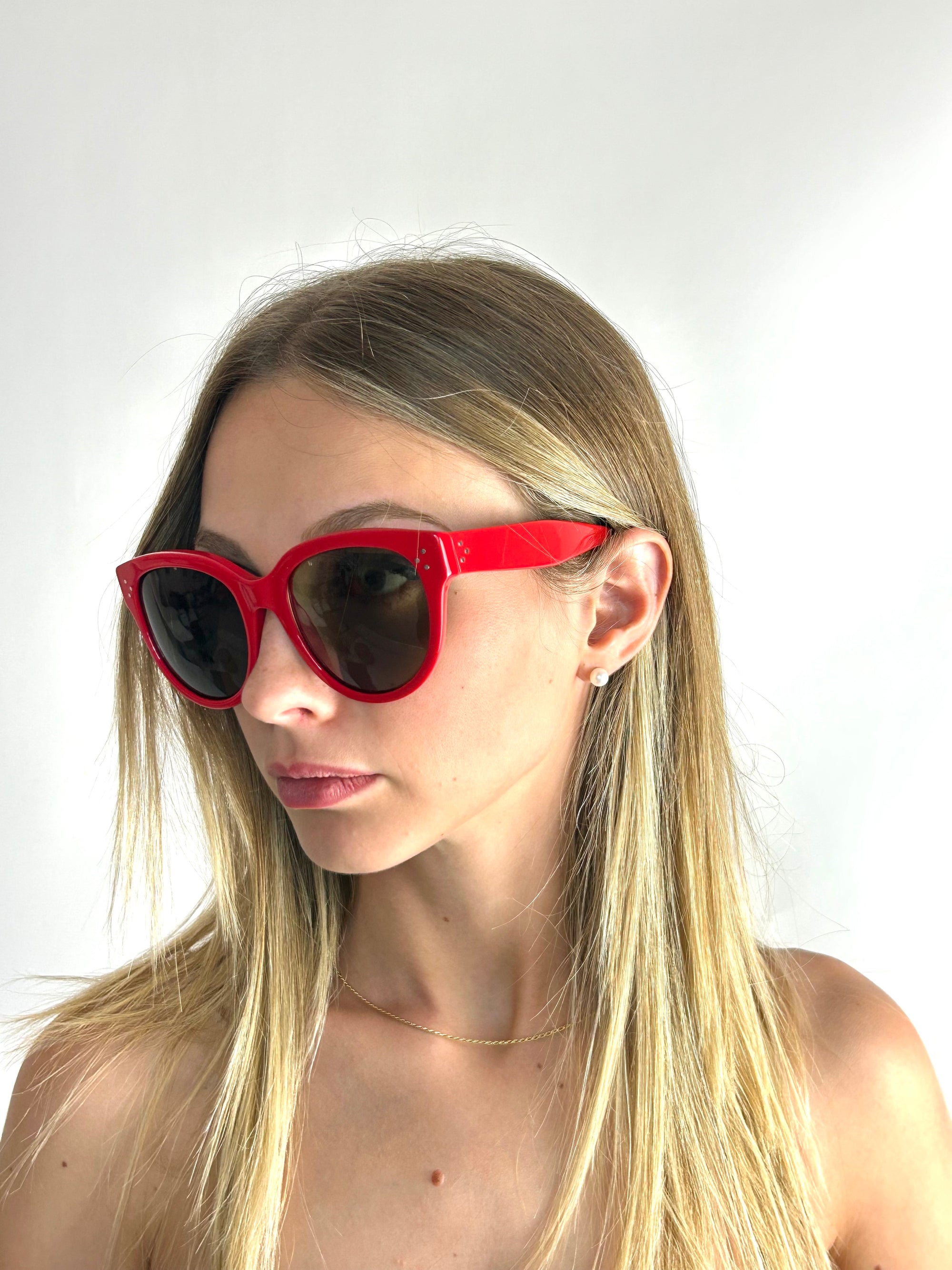 occhiali da sole CELINE CL41755 ROSSO