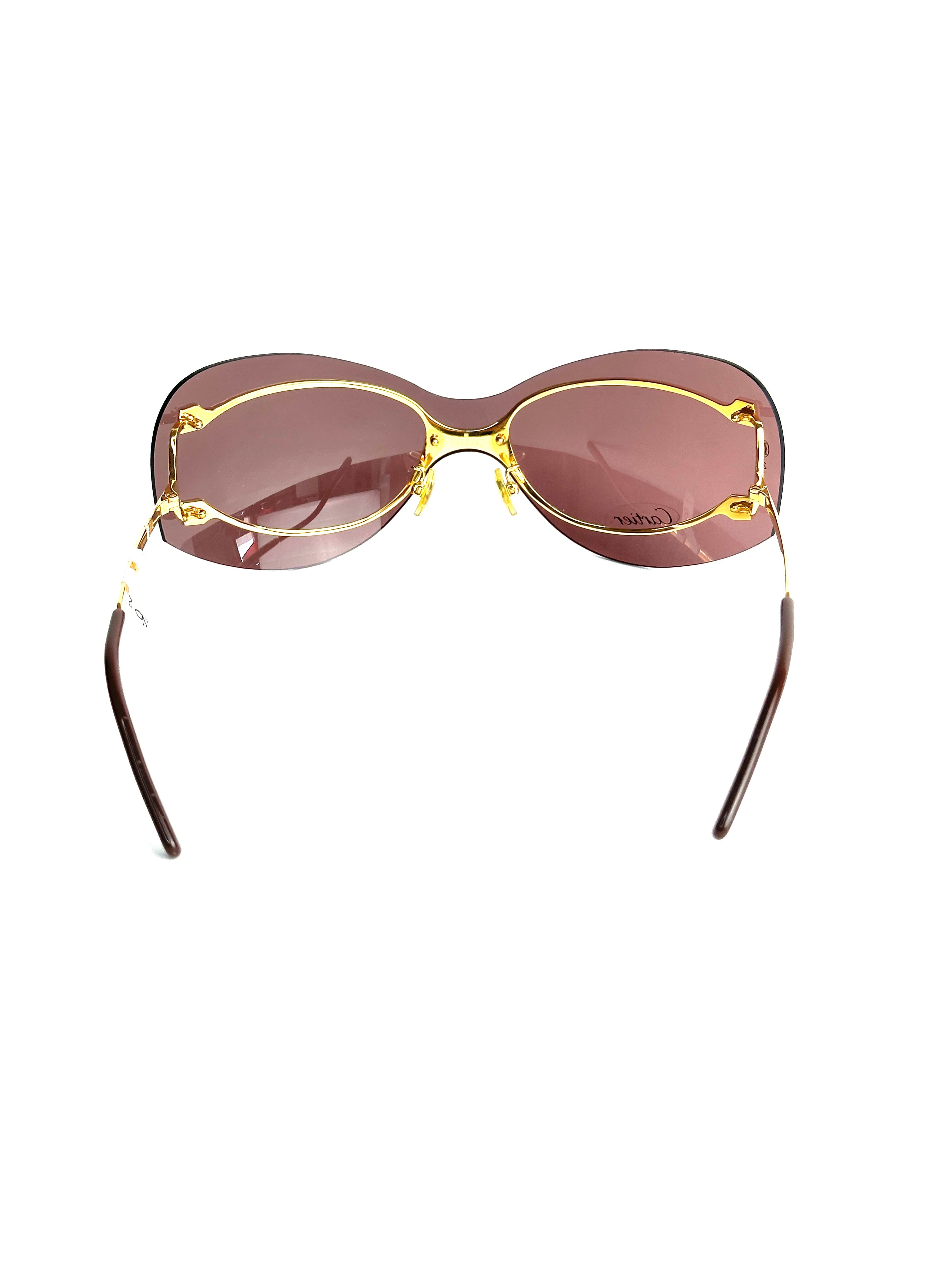 Occhiali da sole CARTIER VINTAGE RIMLESS
