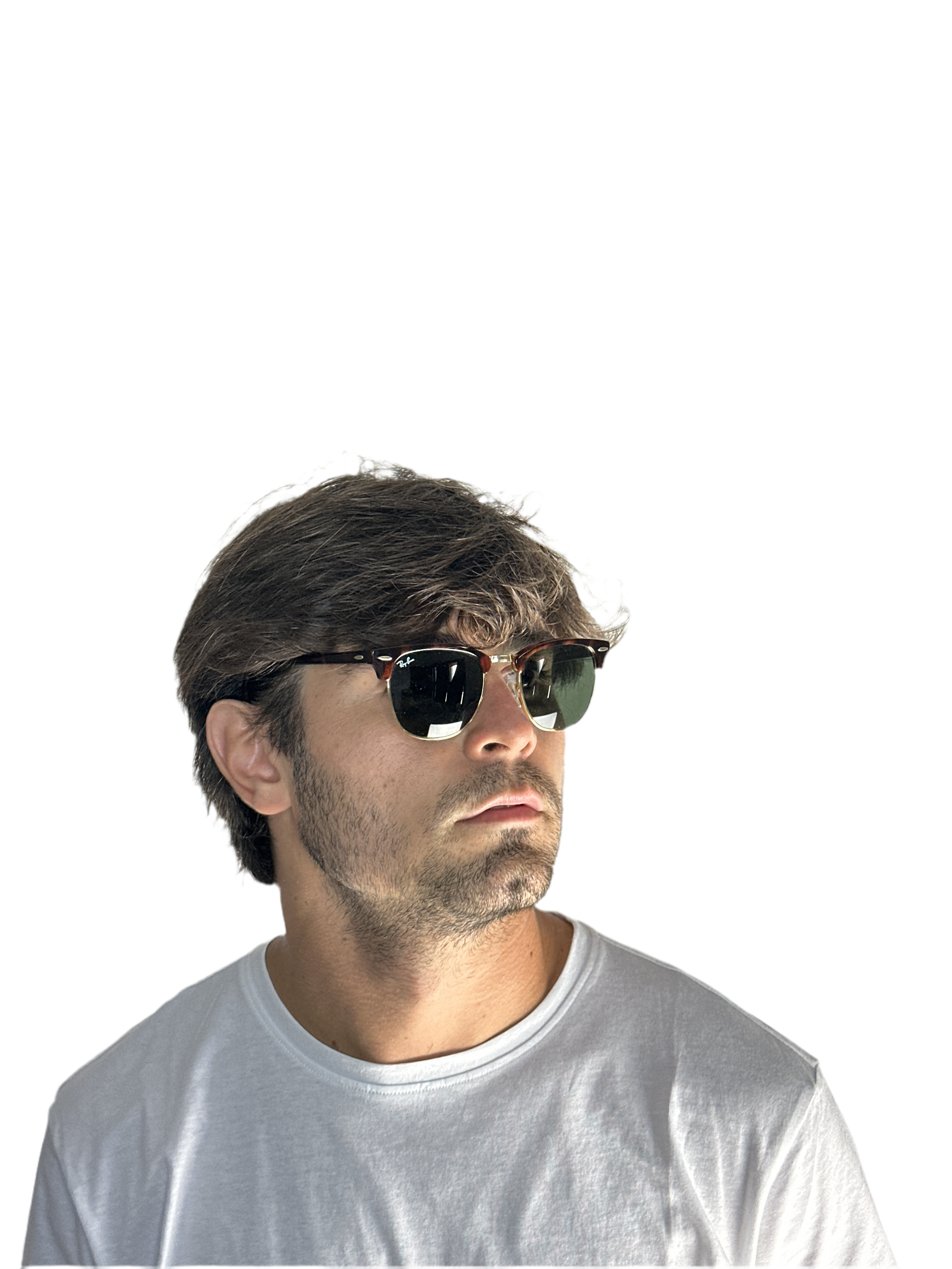 RAY-BAN CLUBMASTER BLACK GREEN