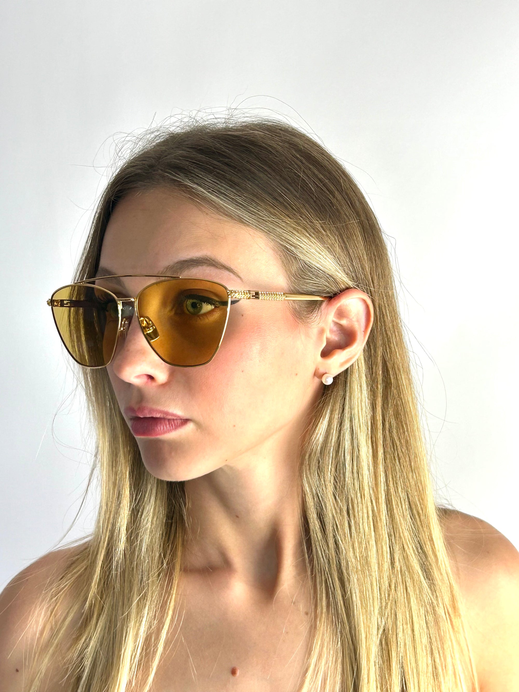 occhiali da sole FENDI FF0438/S ORO GIALLO