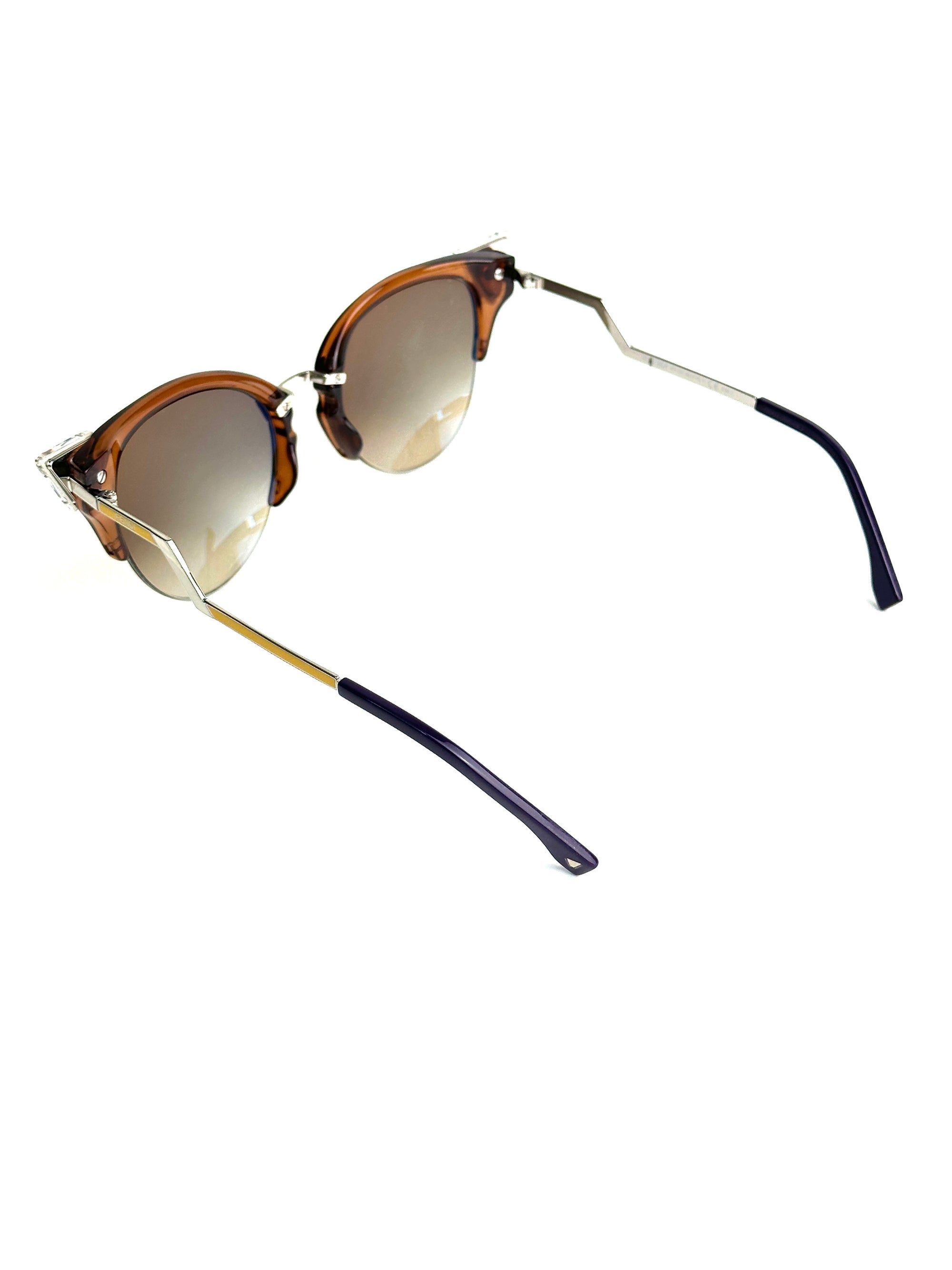 occhiali da sole FENDI FF0041/S MARRONE GIALLO