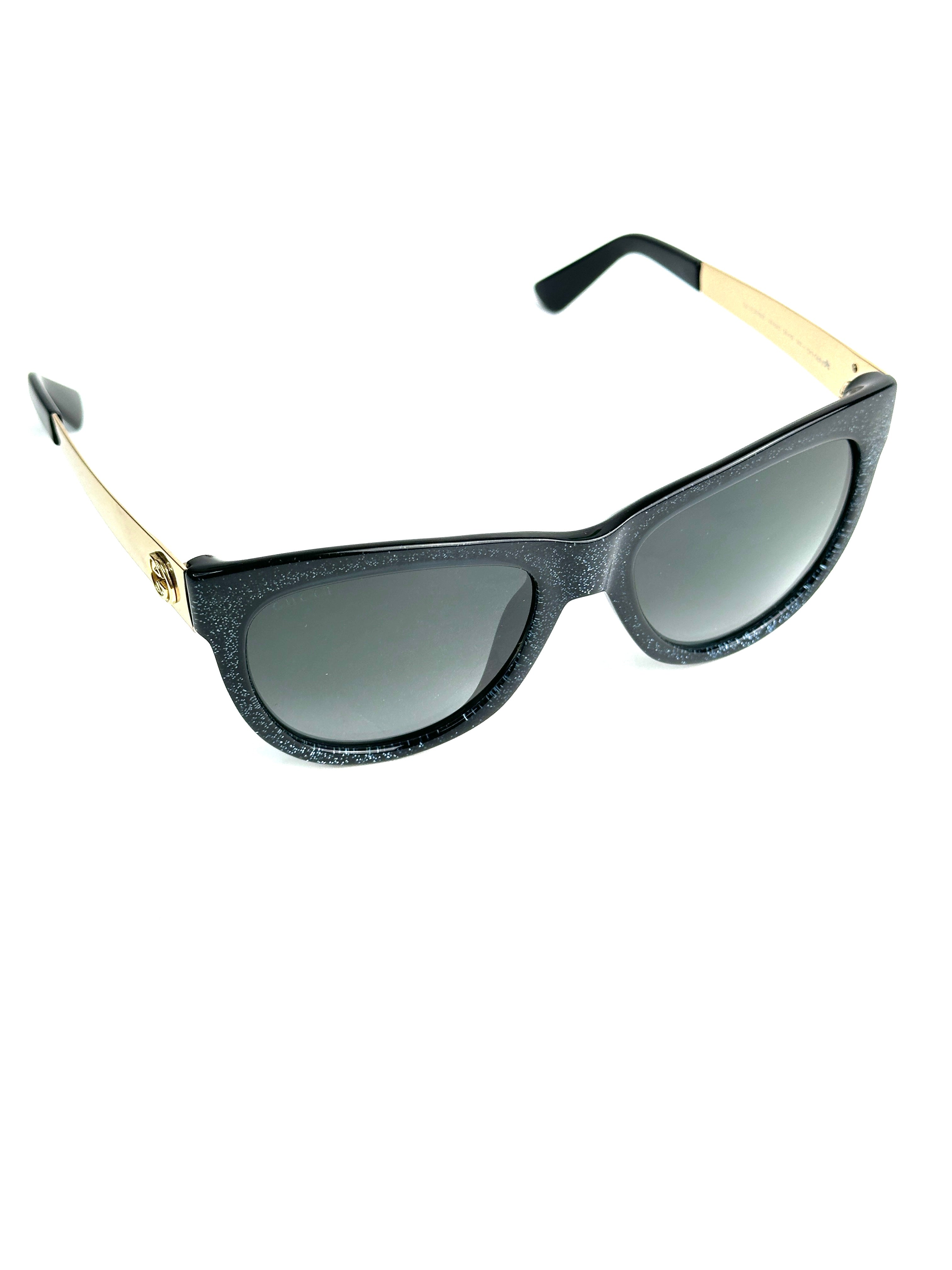 Occhiali da sole GUCCI GG3739/N/S BLU GLITTER ORO