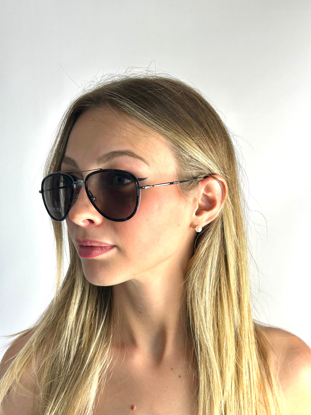occhiali da sole GUCCI GG2245/N/S HAVANA BLU