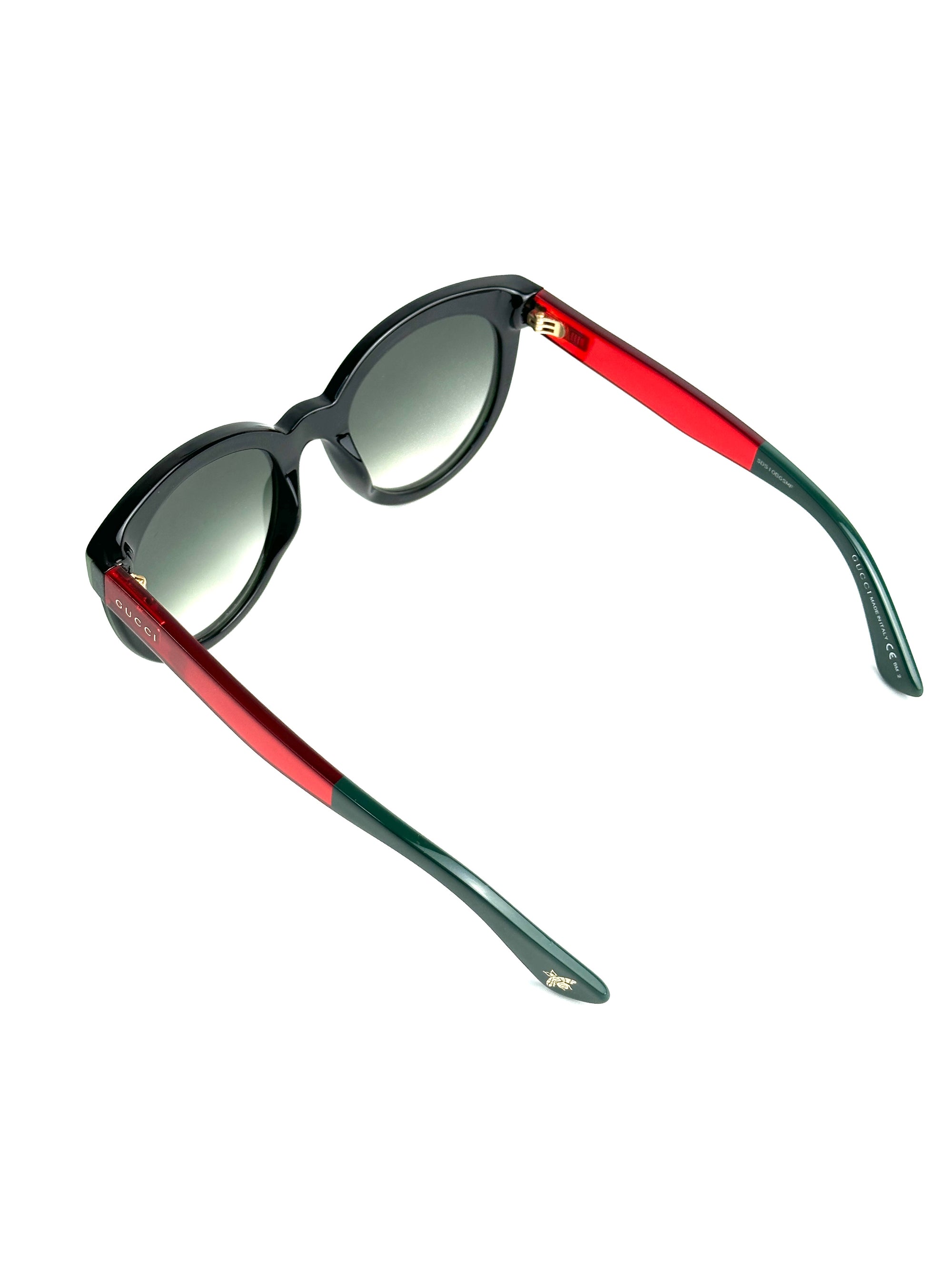 occhiali da sole GUCCI GG3810/S VERDE GLITTER E ROSSO