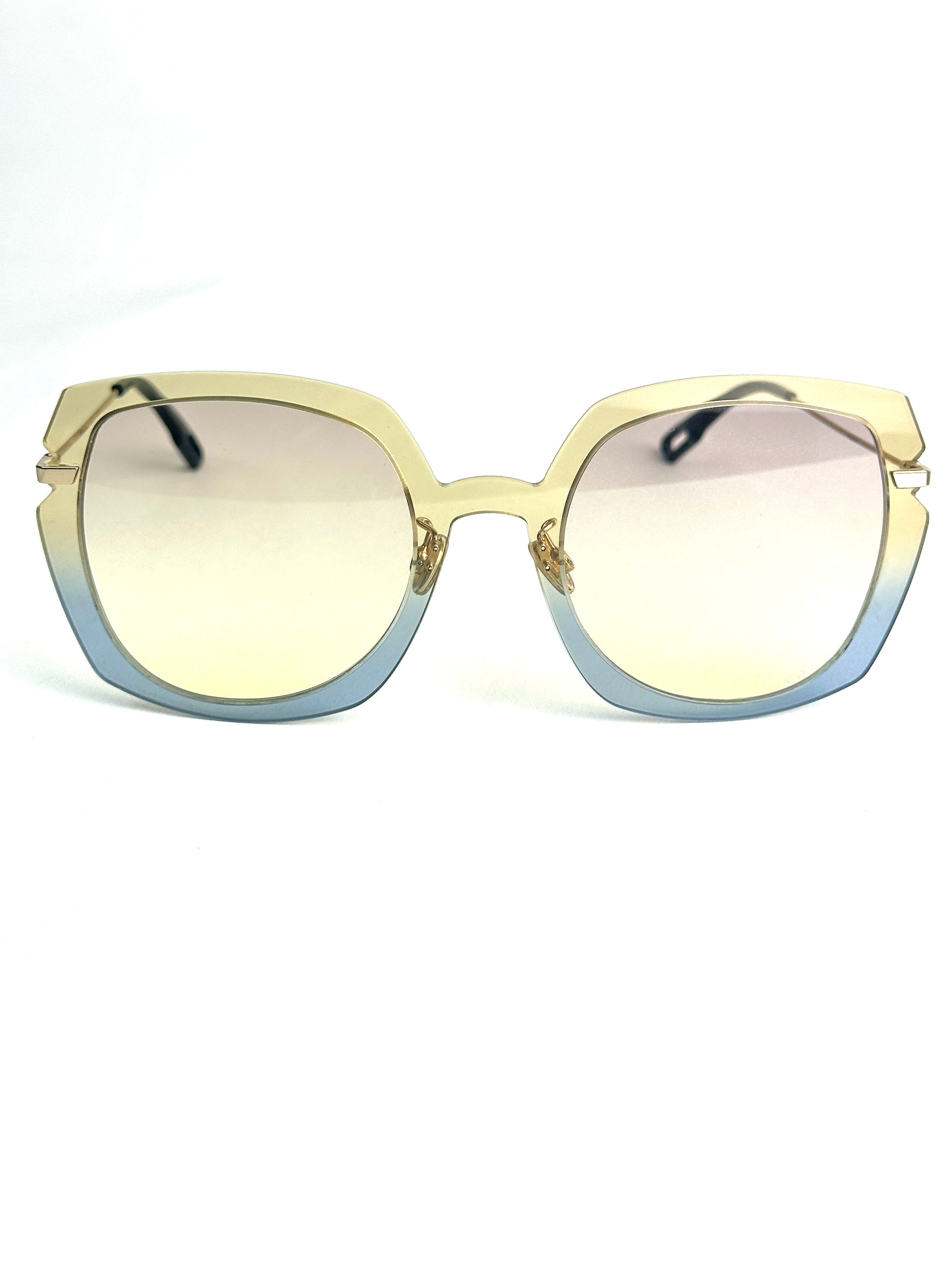 DIOR DIORATTITUDE1 3LG/VC BROWN BLUE sunglasses