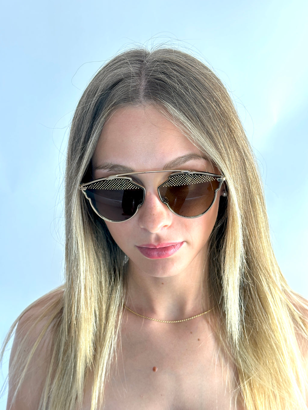 DIOR DiorsorealS RHL/5V GOLD BLACK sunglasses