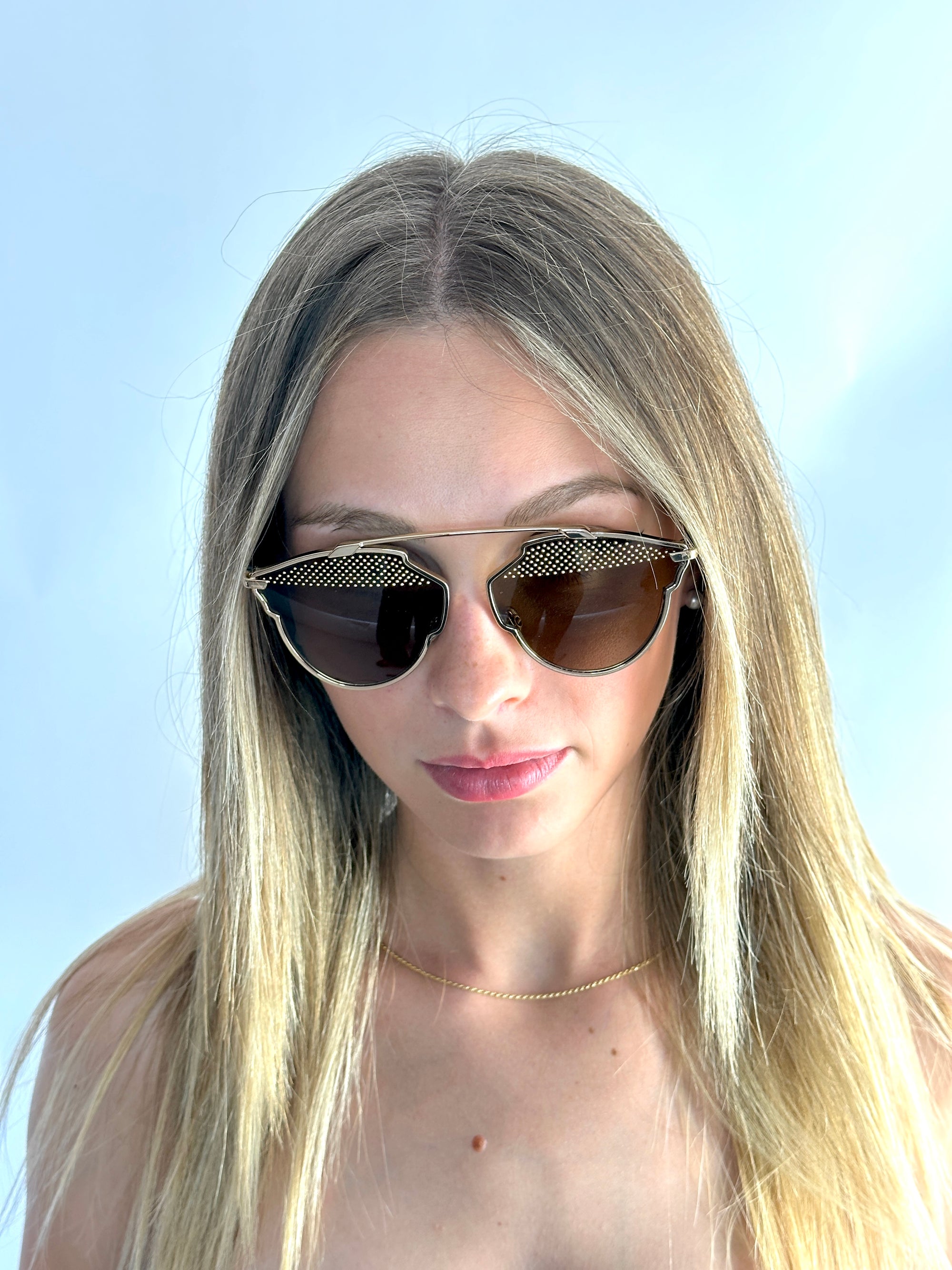 DIOR DiorsorealS RHL/5V GOLD BLACK sunglasses