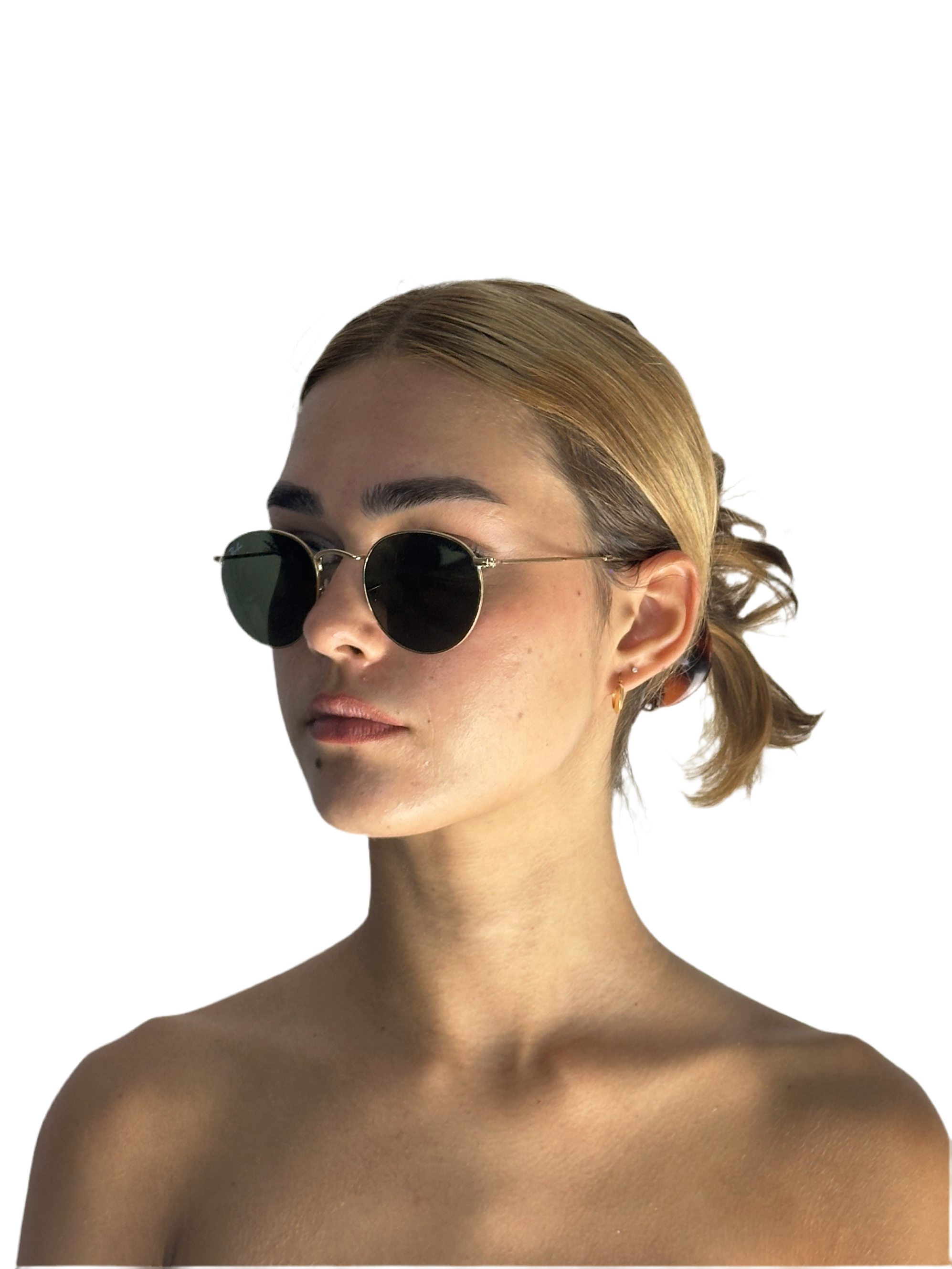 Occhiali da sole RAY-BAN ROUND METAL 001