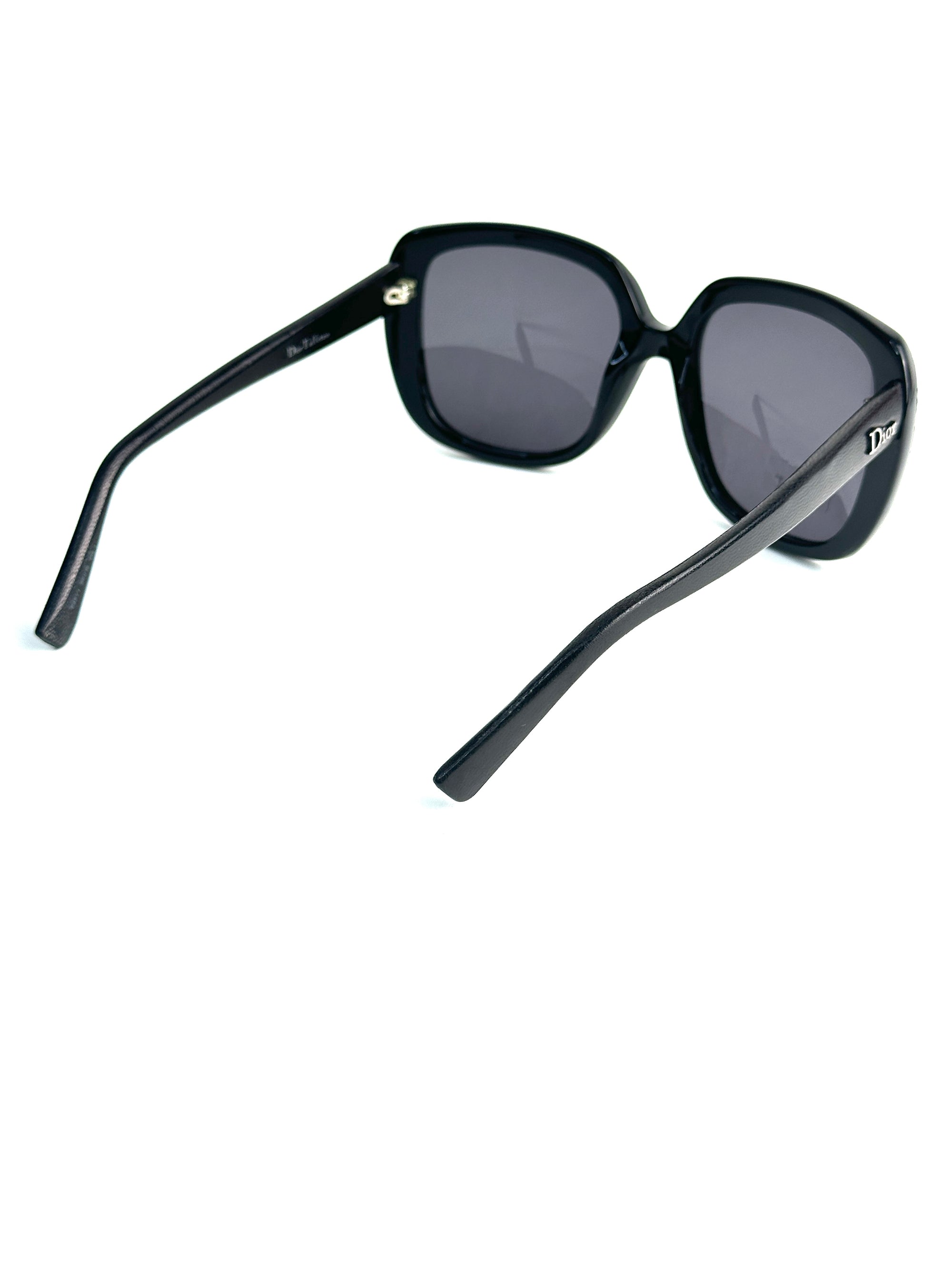 DIOR DIORAFFETAS1 648/Y1 BLK LEAT sunglasses