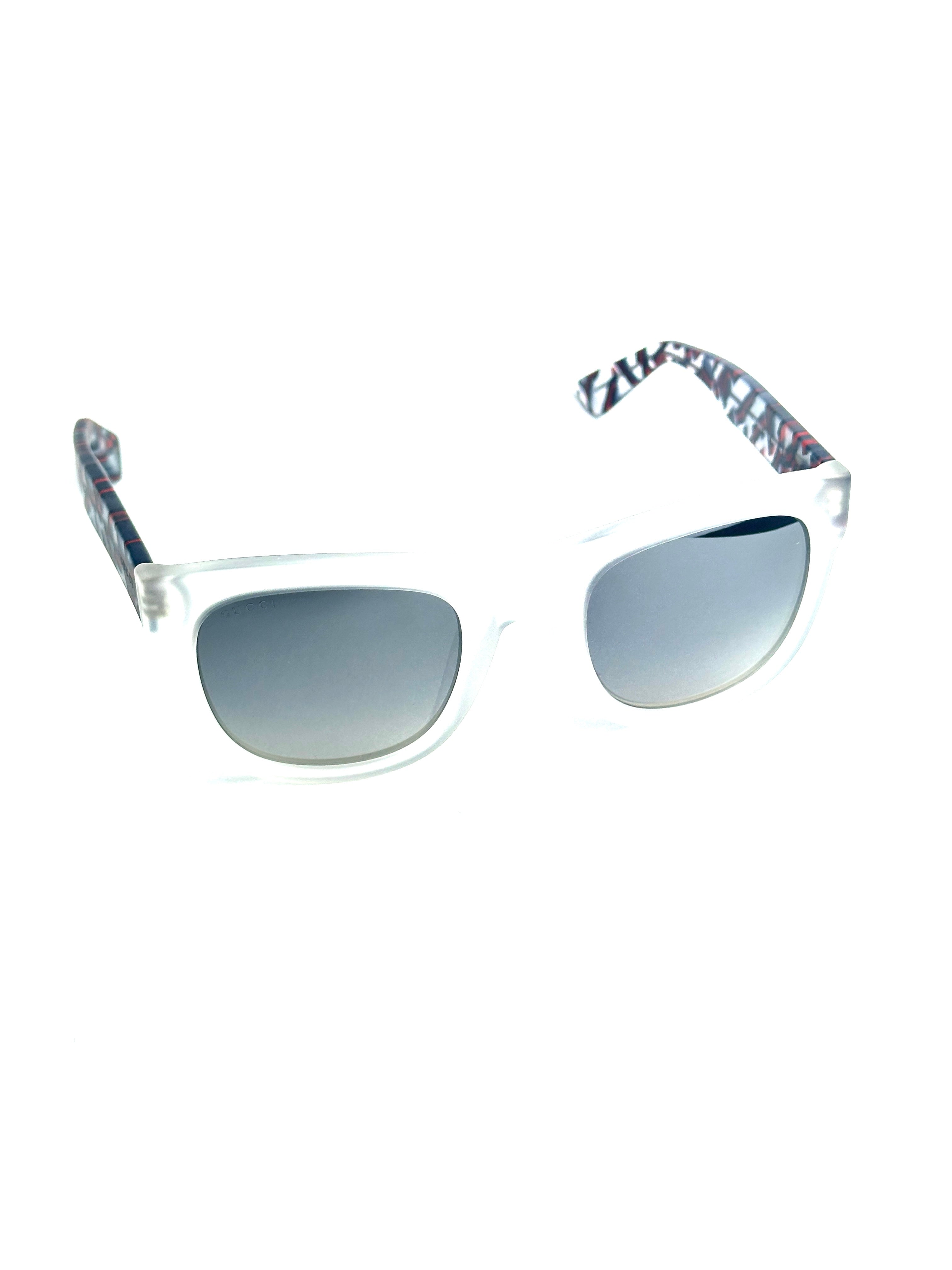 occhiali da sole GUCCI GG1100/S TRASPARENTE SATINATO