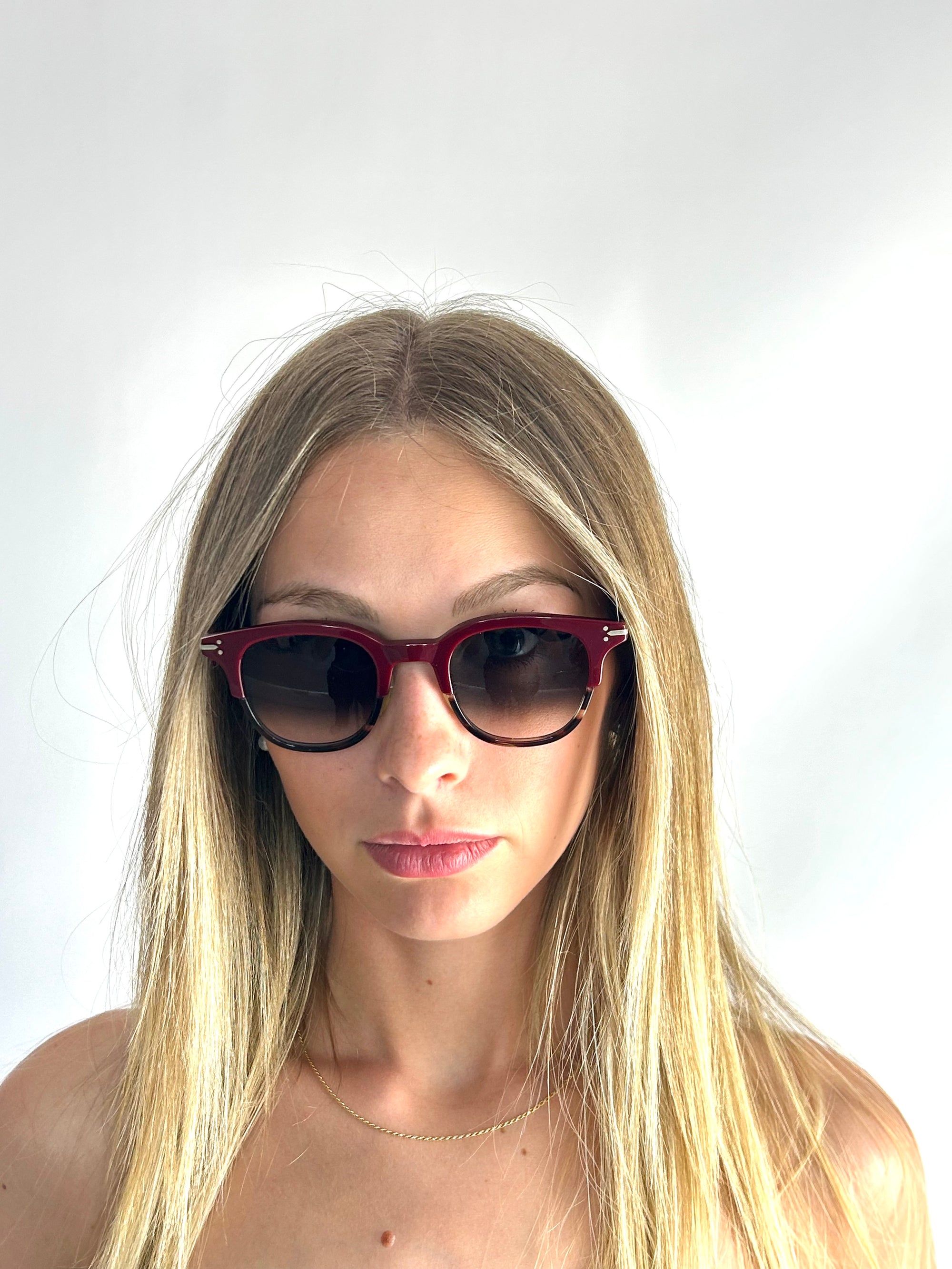 occhiali da sole CELINE CL41394/S T6Y/W2 BURGUNDY-HAVANA
