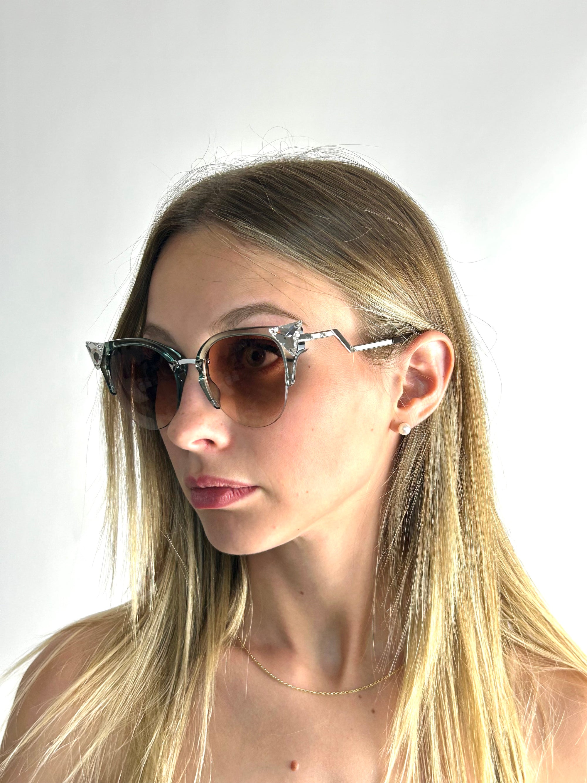 occhiali da sole FENDI FF0041/S GRIGIO