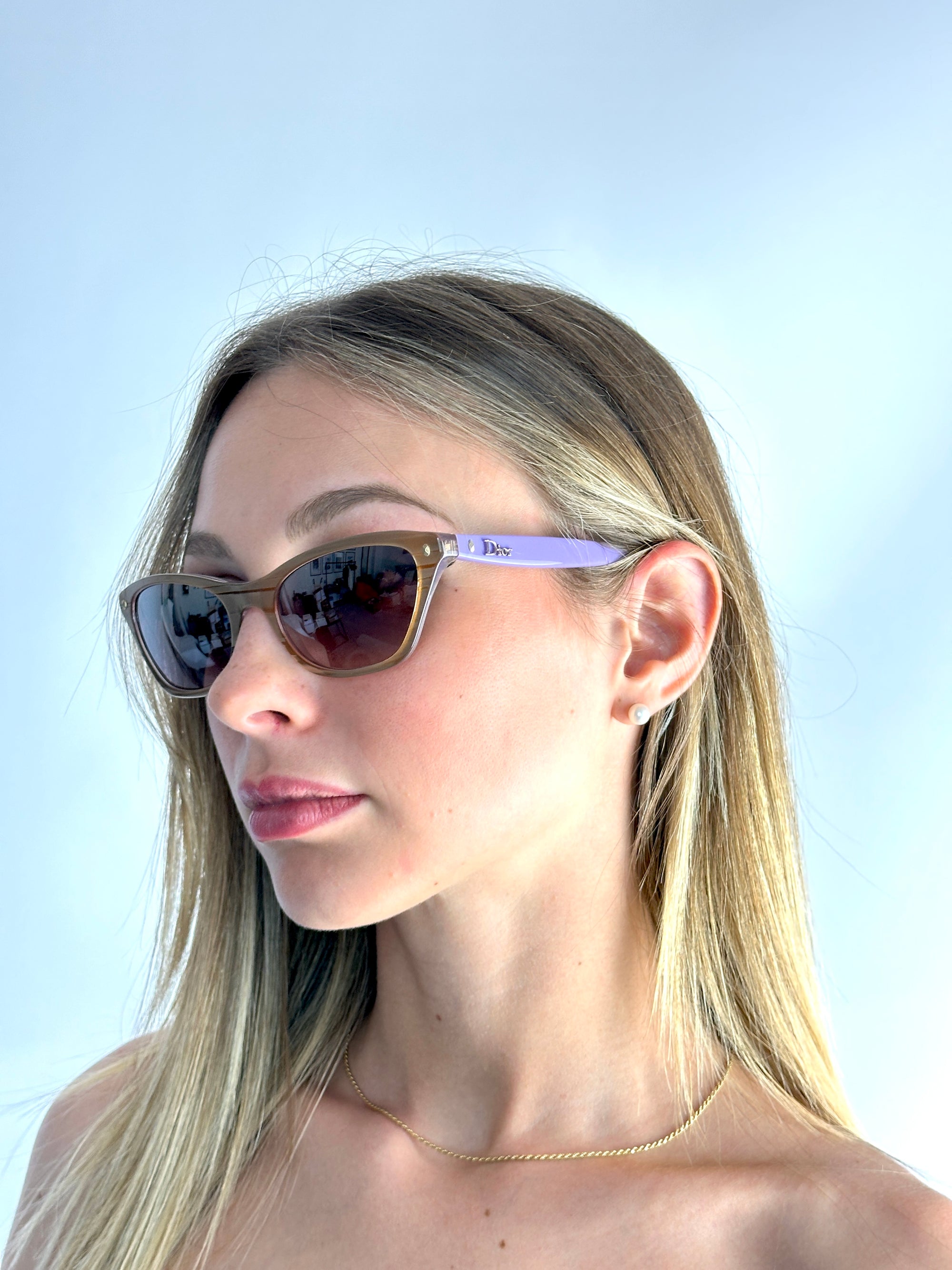 DIOR Diorhatutaa W6O/N5 BEIGEMOP sunglasses