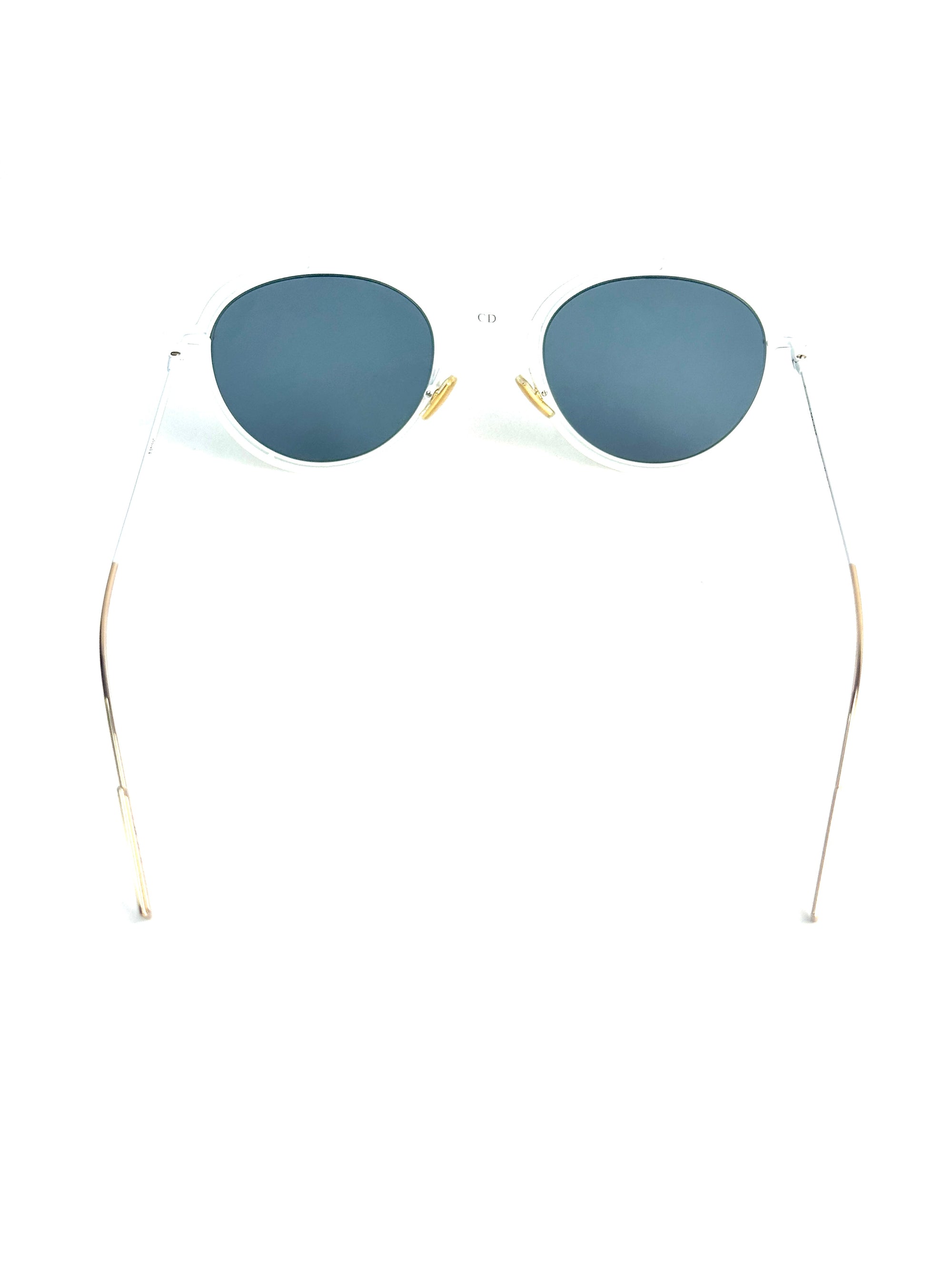 DIOR MEN'S DIOR0210S 2C9/MV MATTE WHITE sunglasses