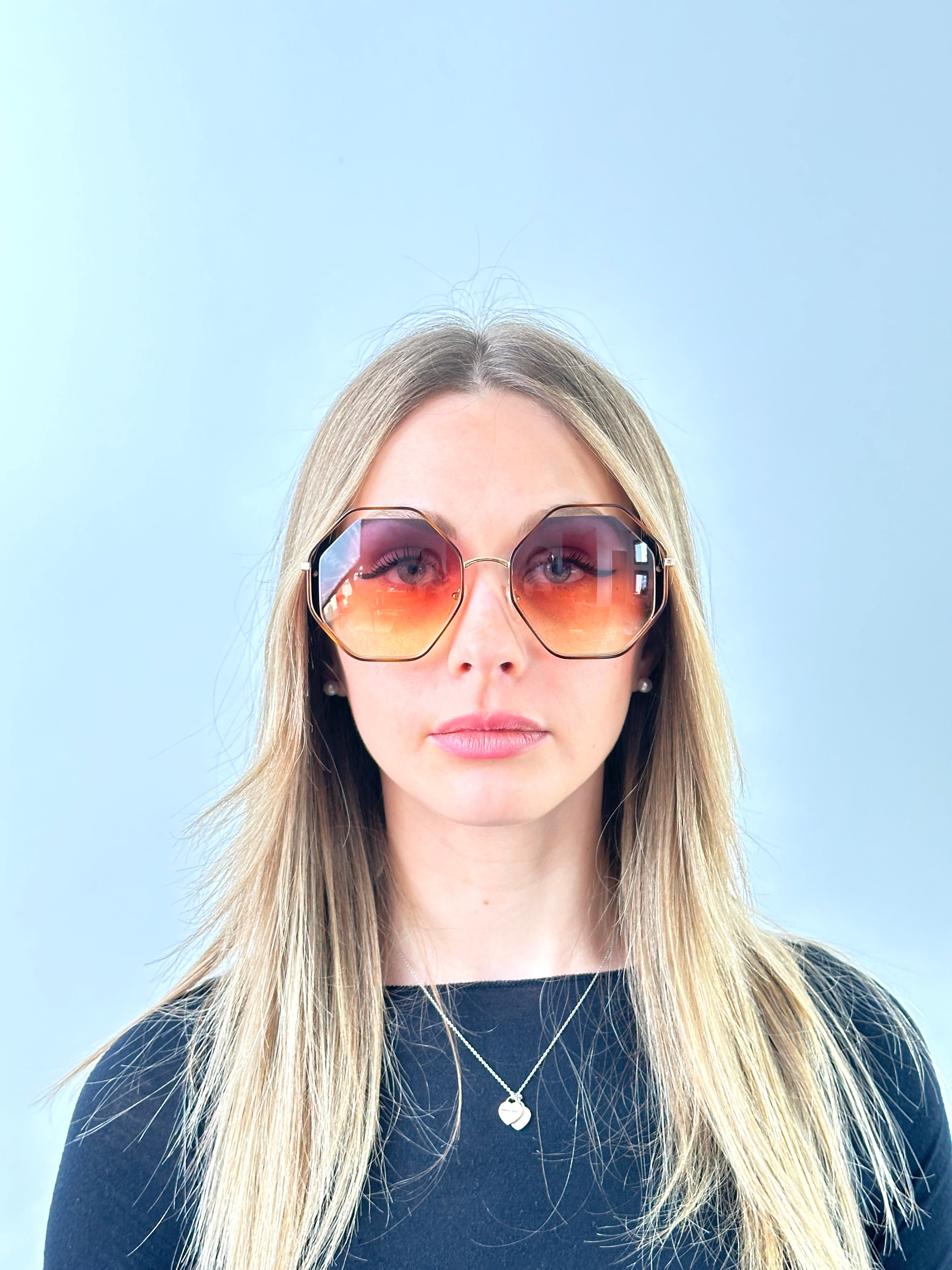 Occhiali da sole CHLOÉ CE132S 34832 259 HAVANA/GREY ORANGE