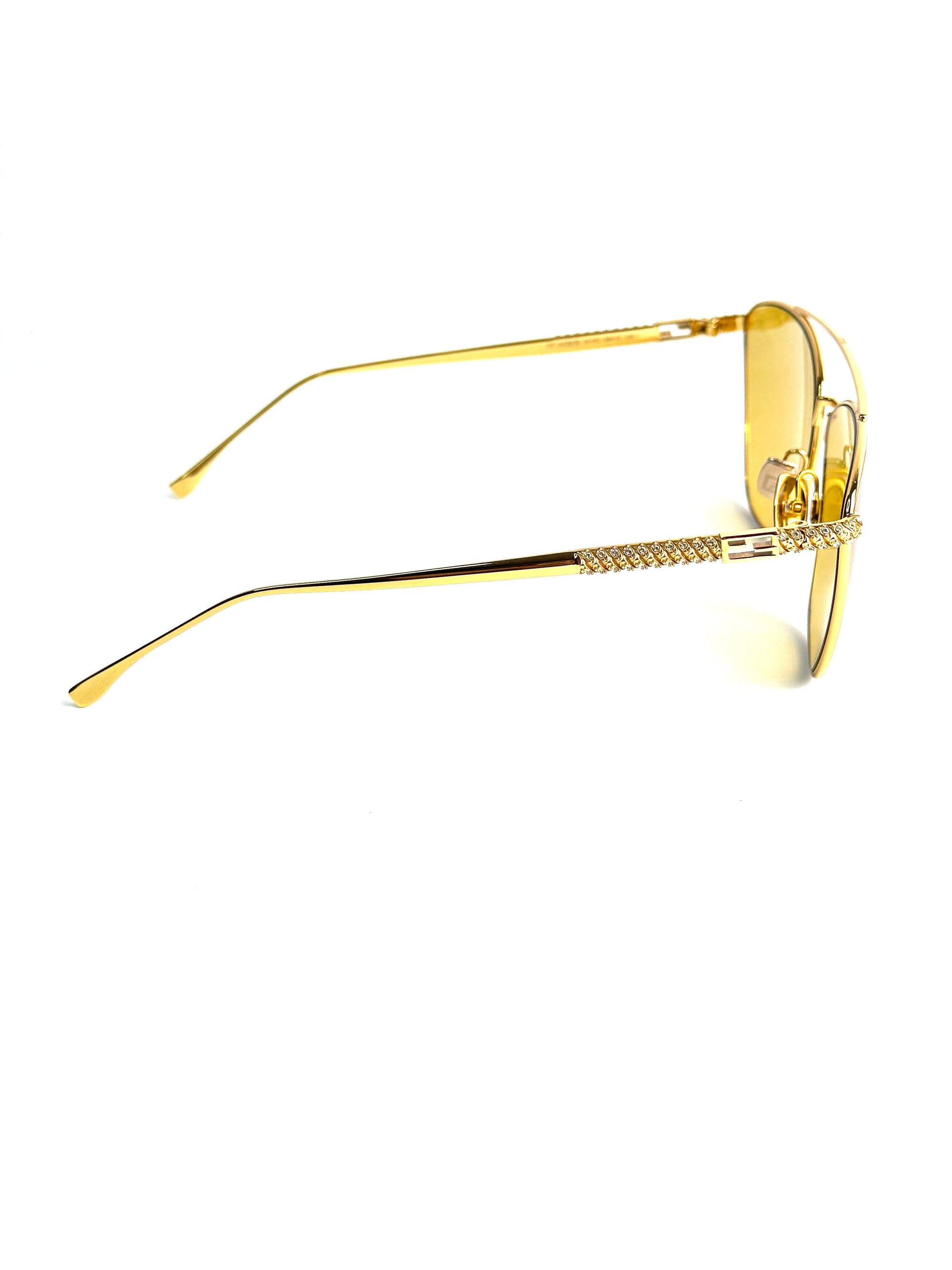 occhiali da sole FENDI FF0438/S ORO GIALLO
