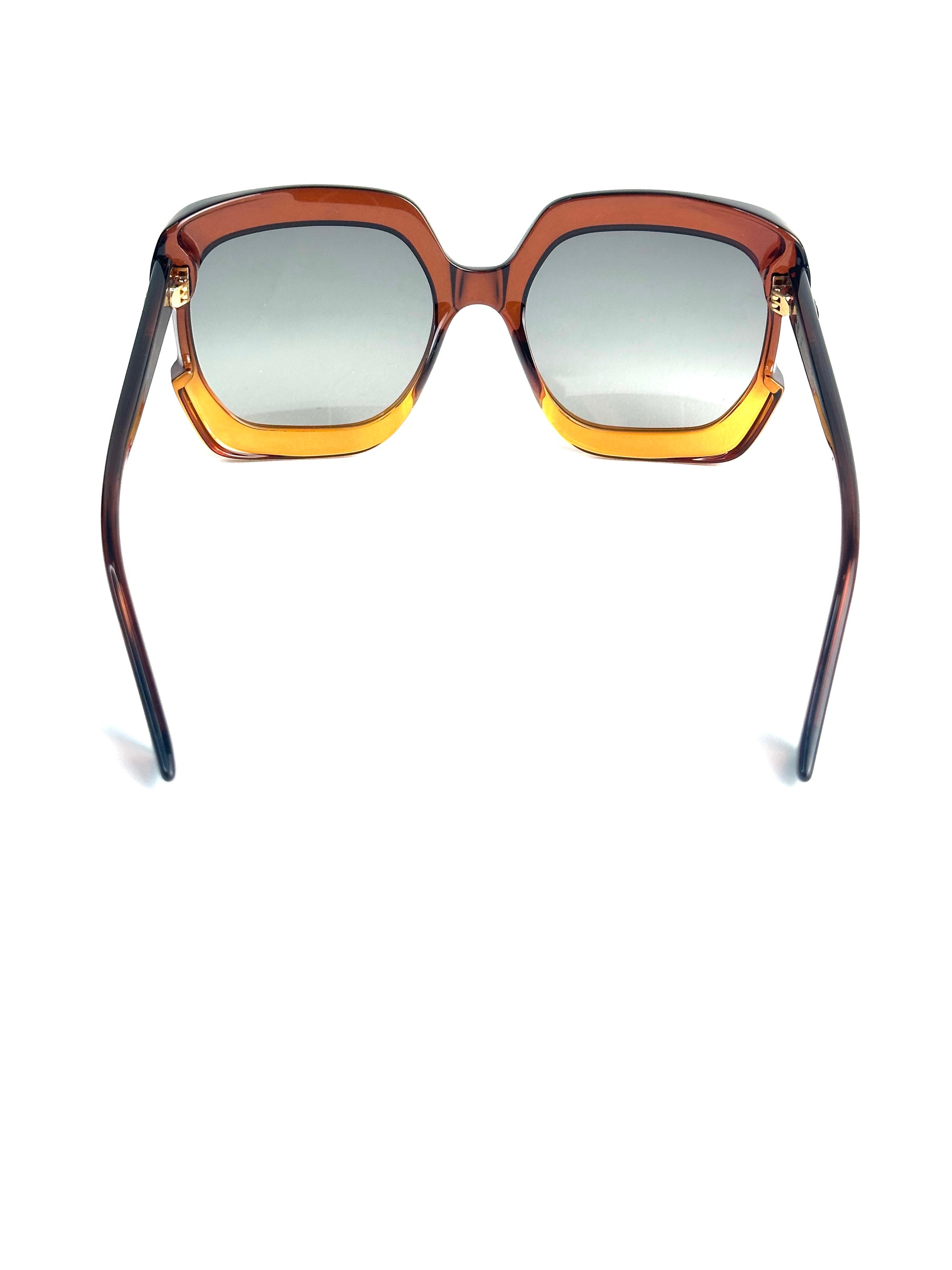DIOR DIORGALA 12J/9O BROWN ORANGE sunglasses