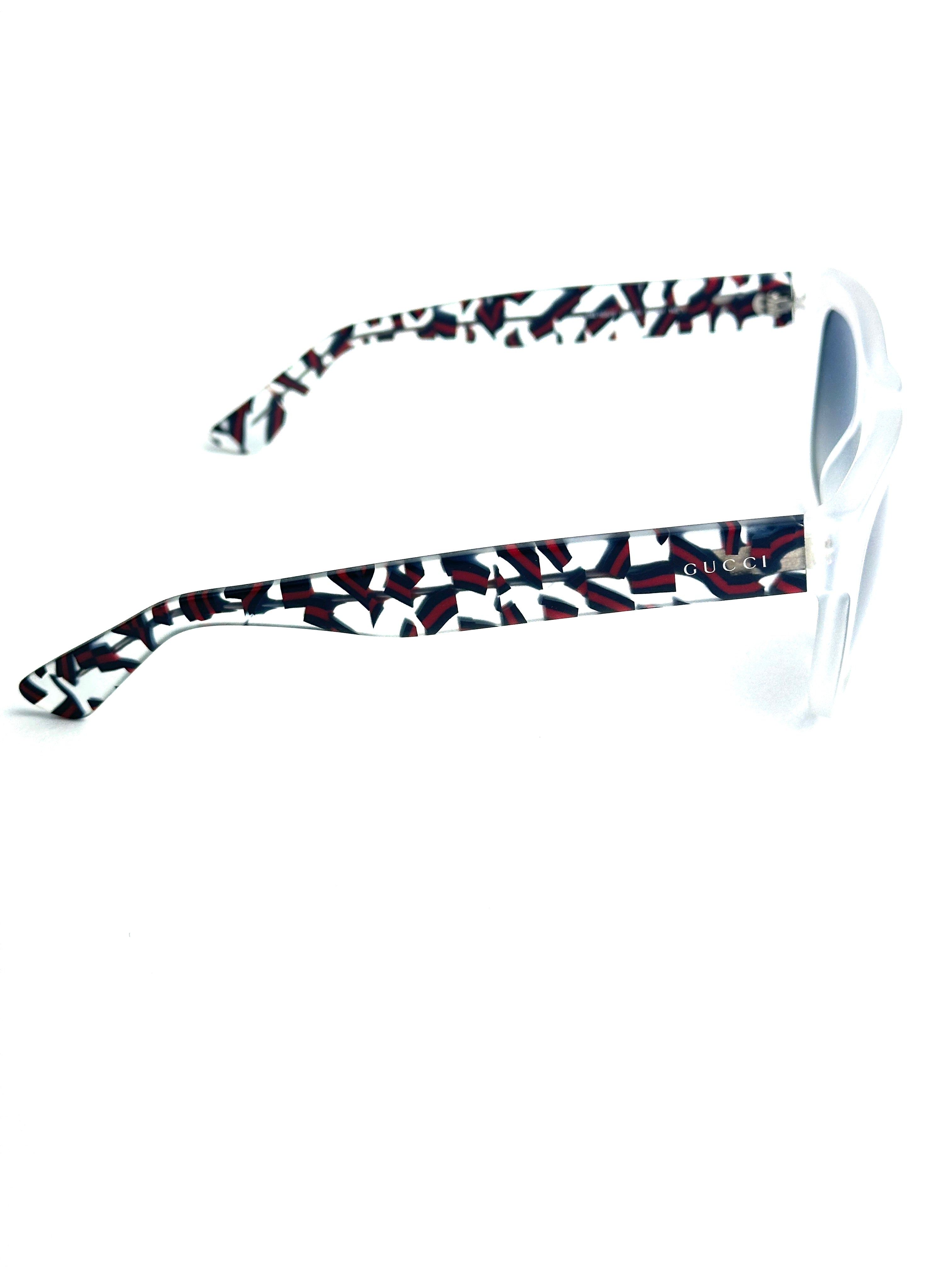 occhiali da sole GUCCI GG1100/S TRASPARENTE SATINATO