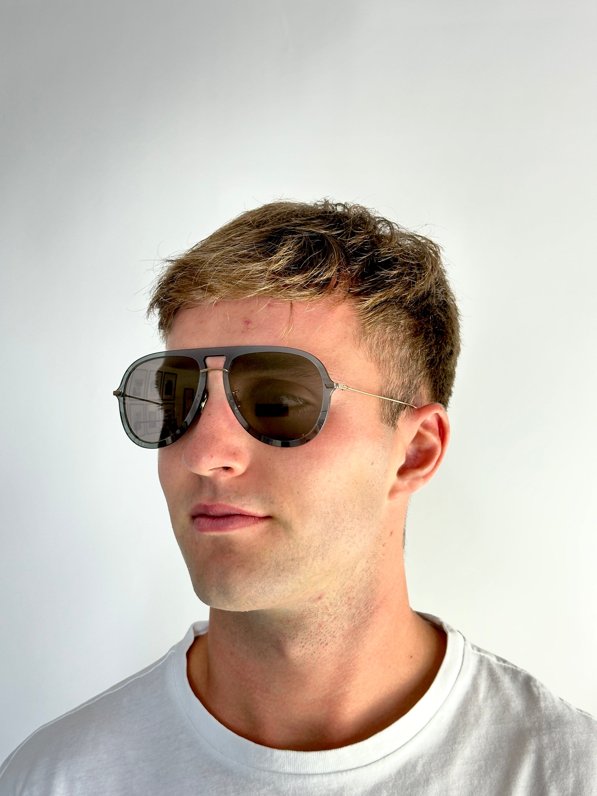 DIOR DIORULTIME1 AVB SQ SILVER PINK sunglasses