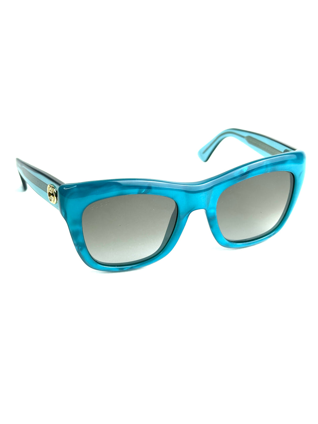 occhiali da sole GUCCI GG3827/S BLU TRASPARENTE