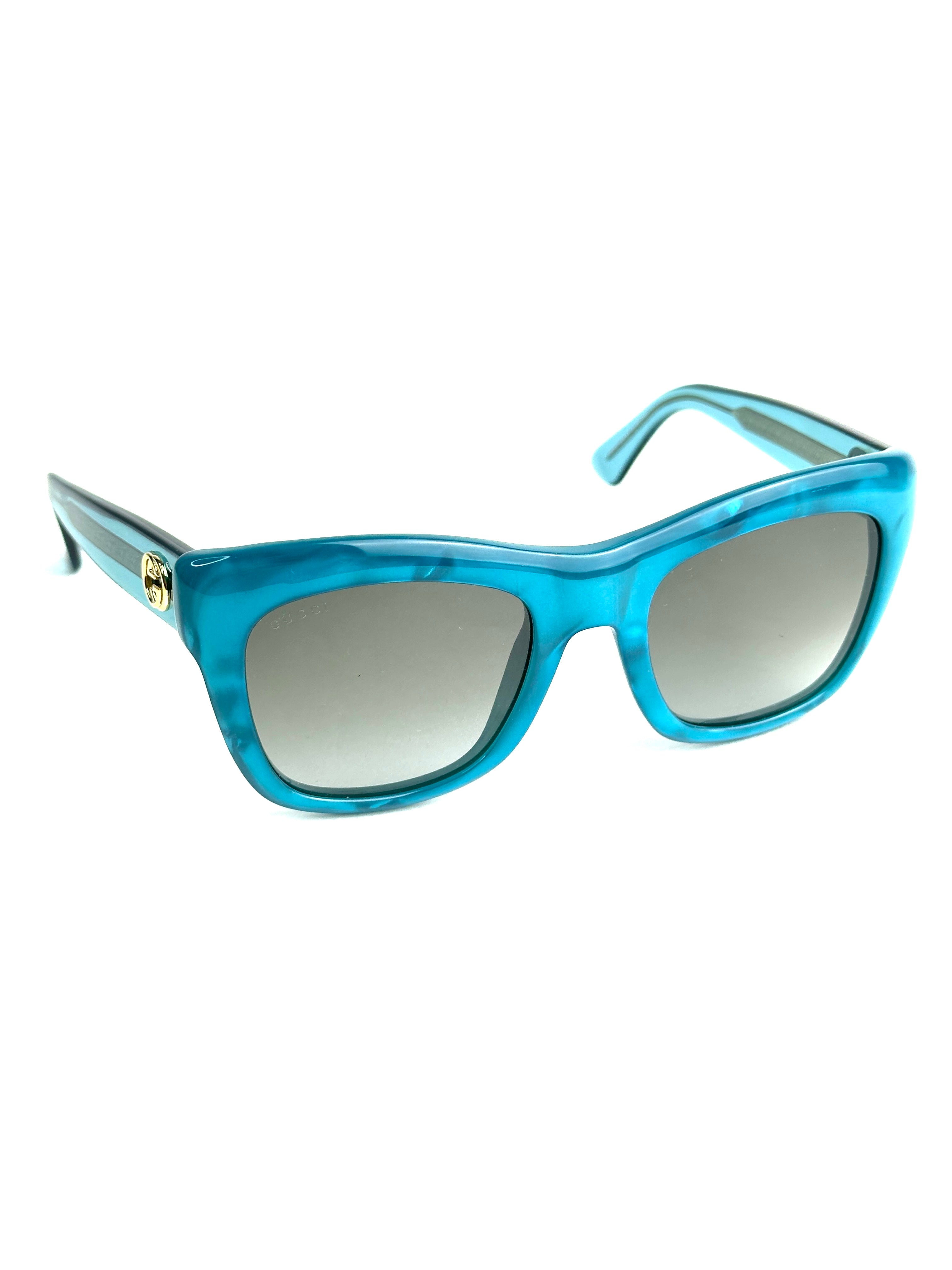 Occhiali da sole GUCCI GG3827/S BLU TRASPARENTE