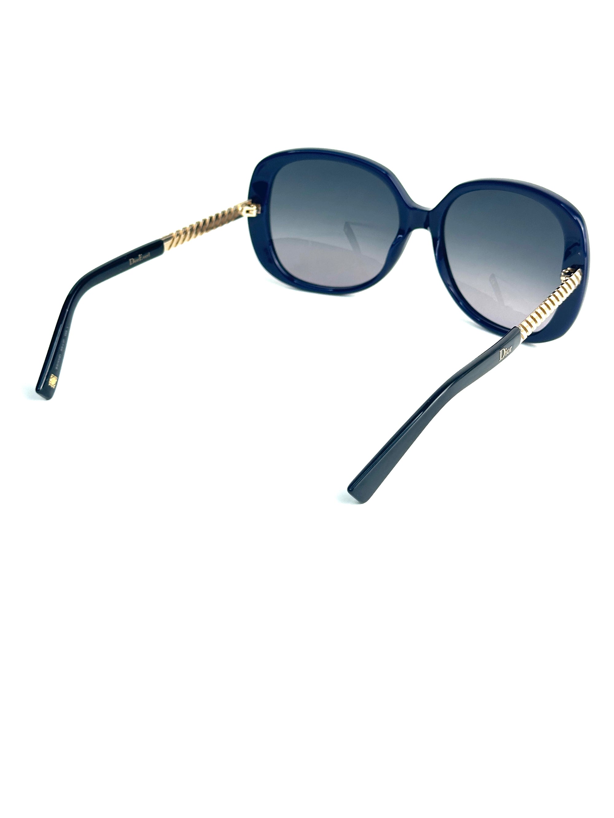 DIOR DIOREVER1 BSW/HD BLUE GOL sunglasses