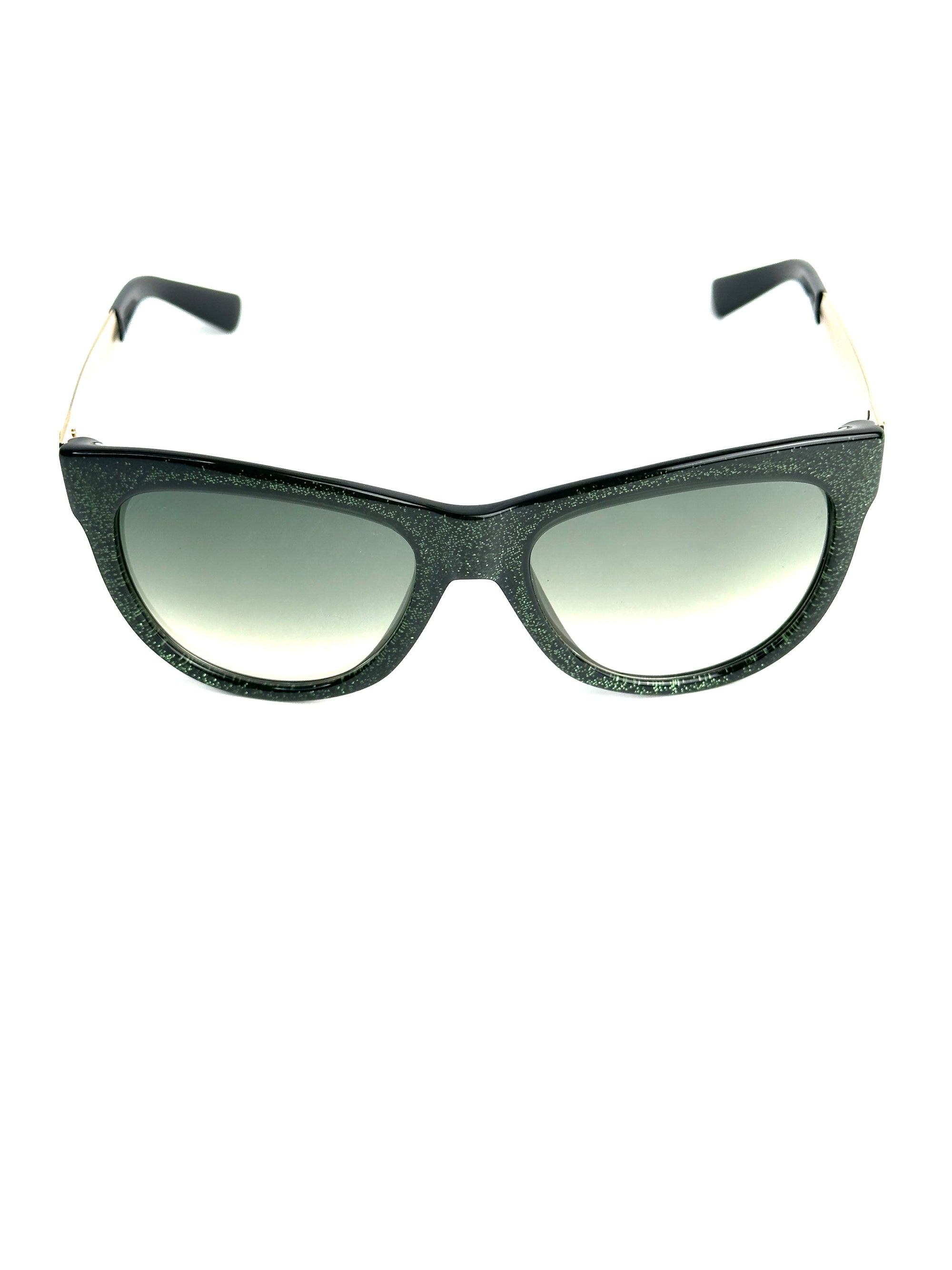 occhiali da sole GUCCI GG3739/N/S VERDE GLITTER ORO