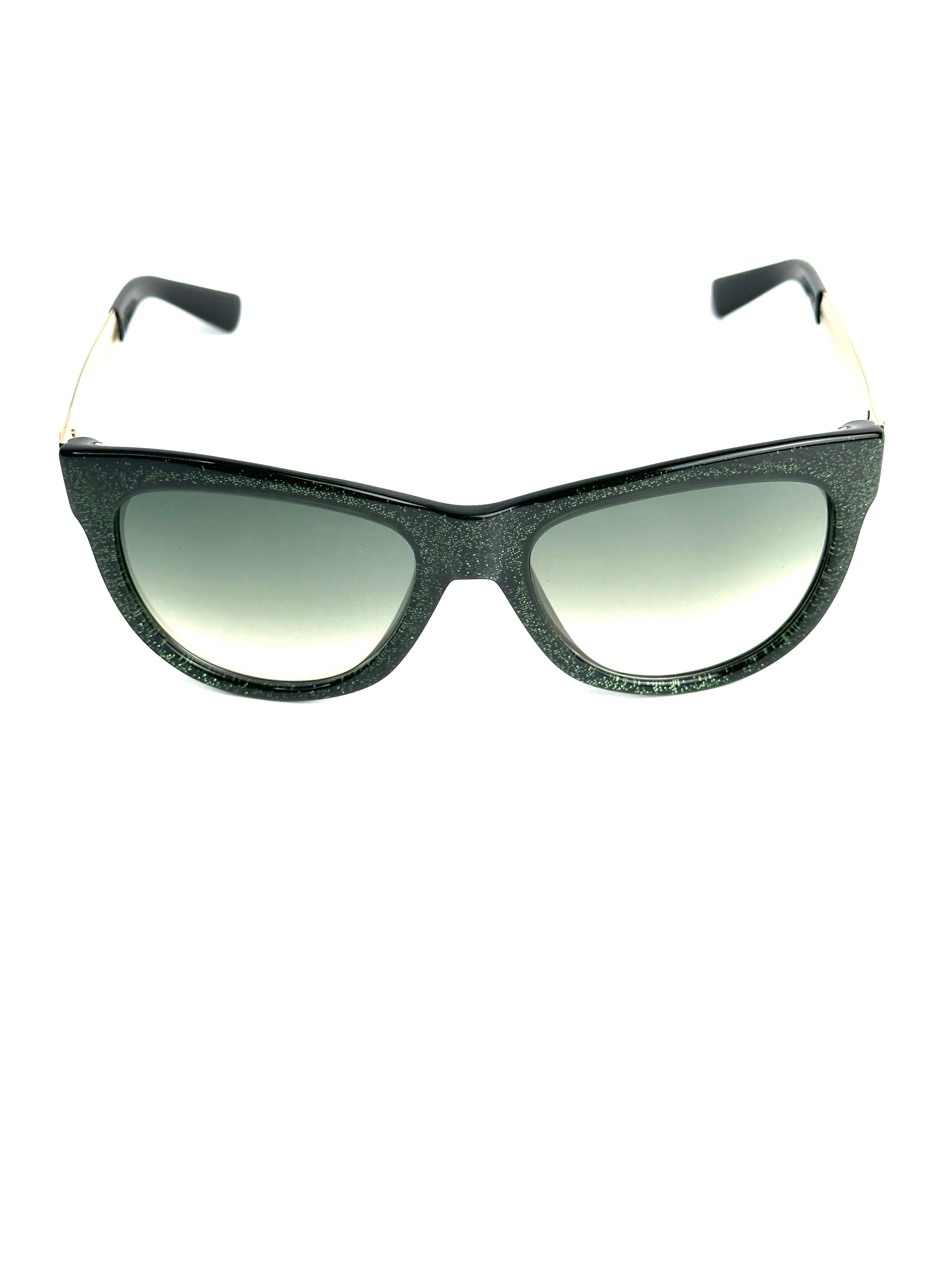 Occhiali da sole GUCCI GG3739/N/S VERDE GLITTER ORO