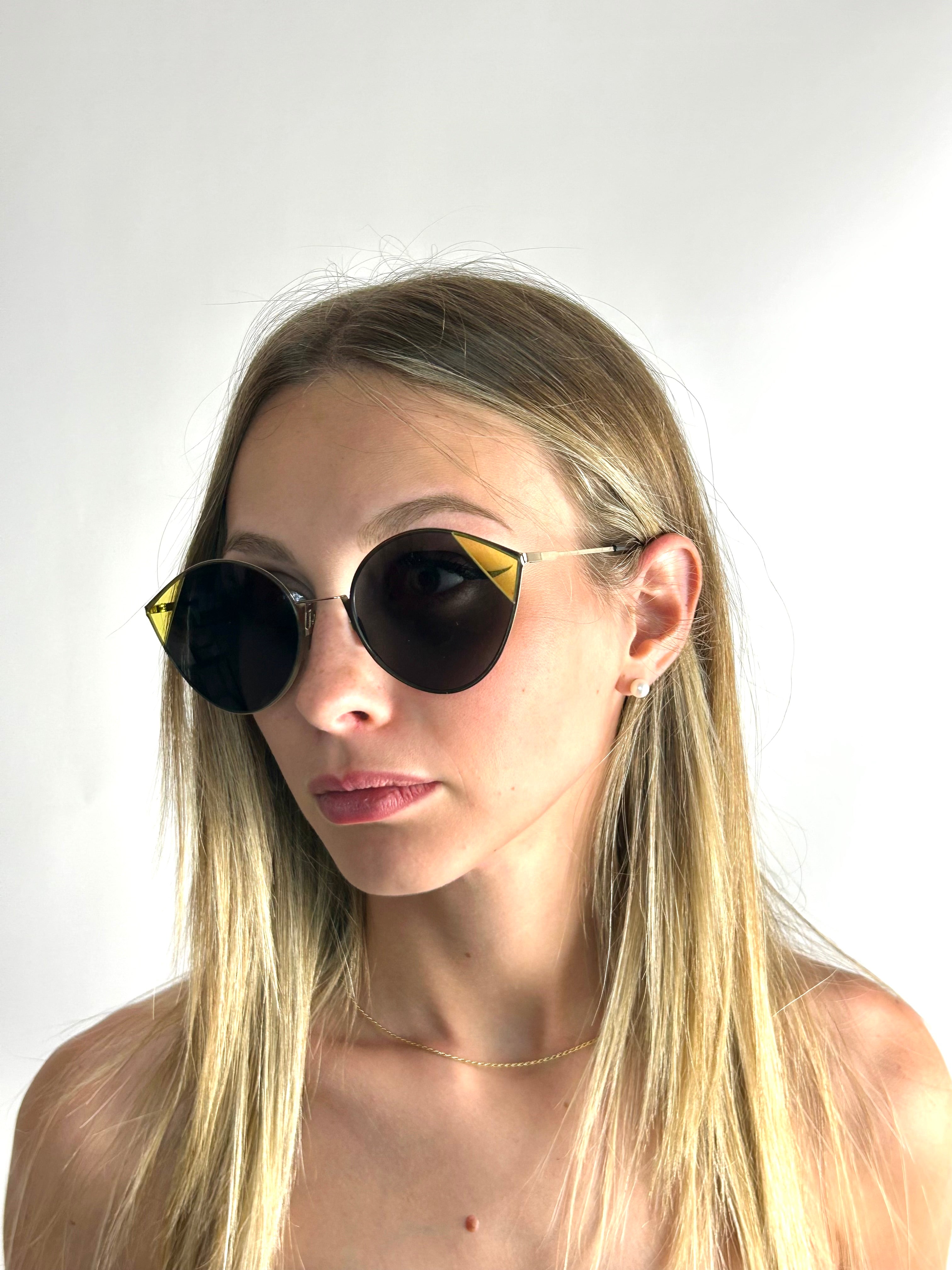 Occhiali da sole FENDI FF 0341/S B1Z HO SILVER GOLD