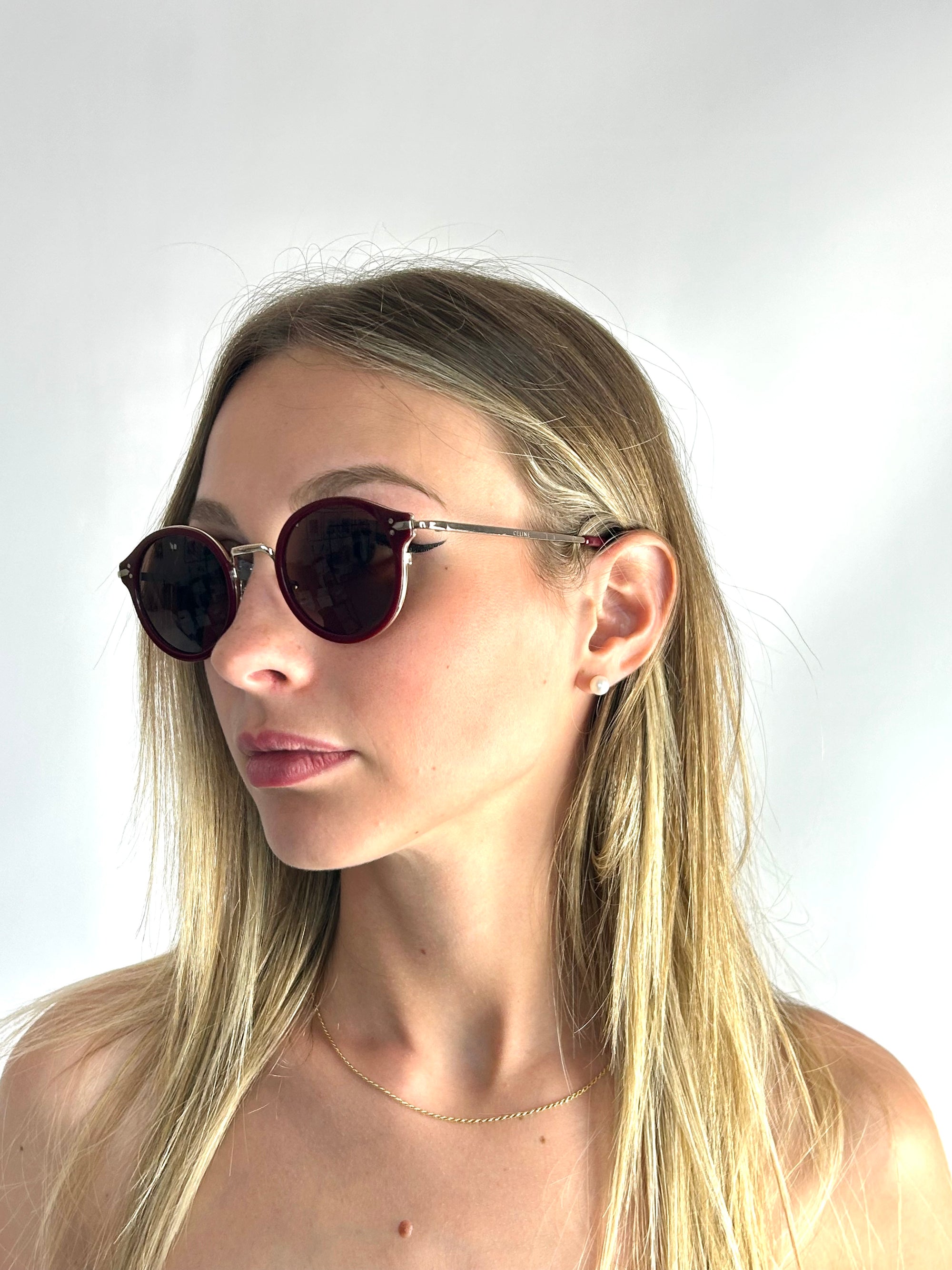 occhiali da sole CELINE CL41082/S 2JL/A6 ORO-BURGUNDY